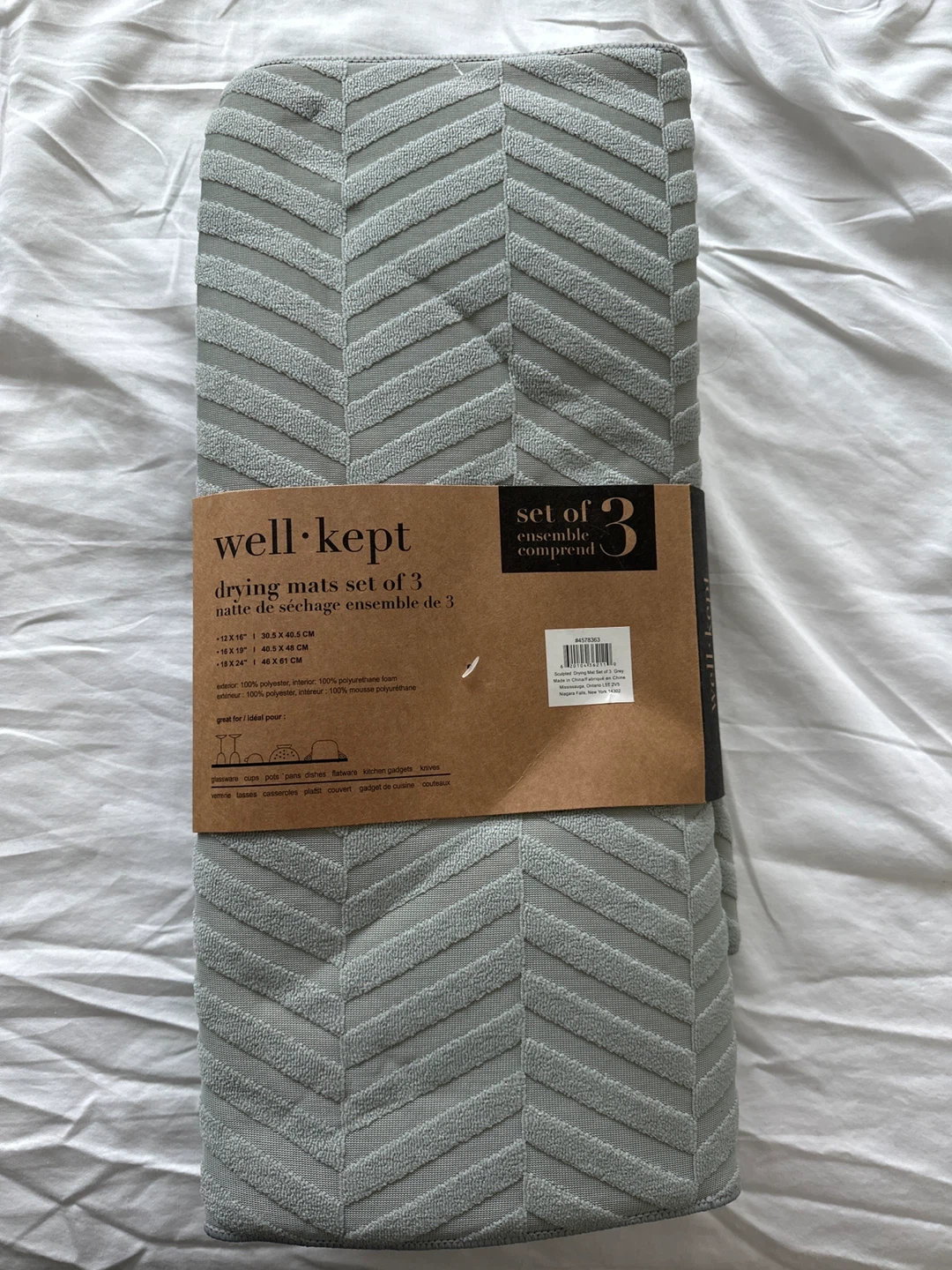 Well-Kept Drying Mats Set of 3 - photo 2