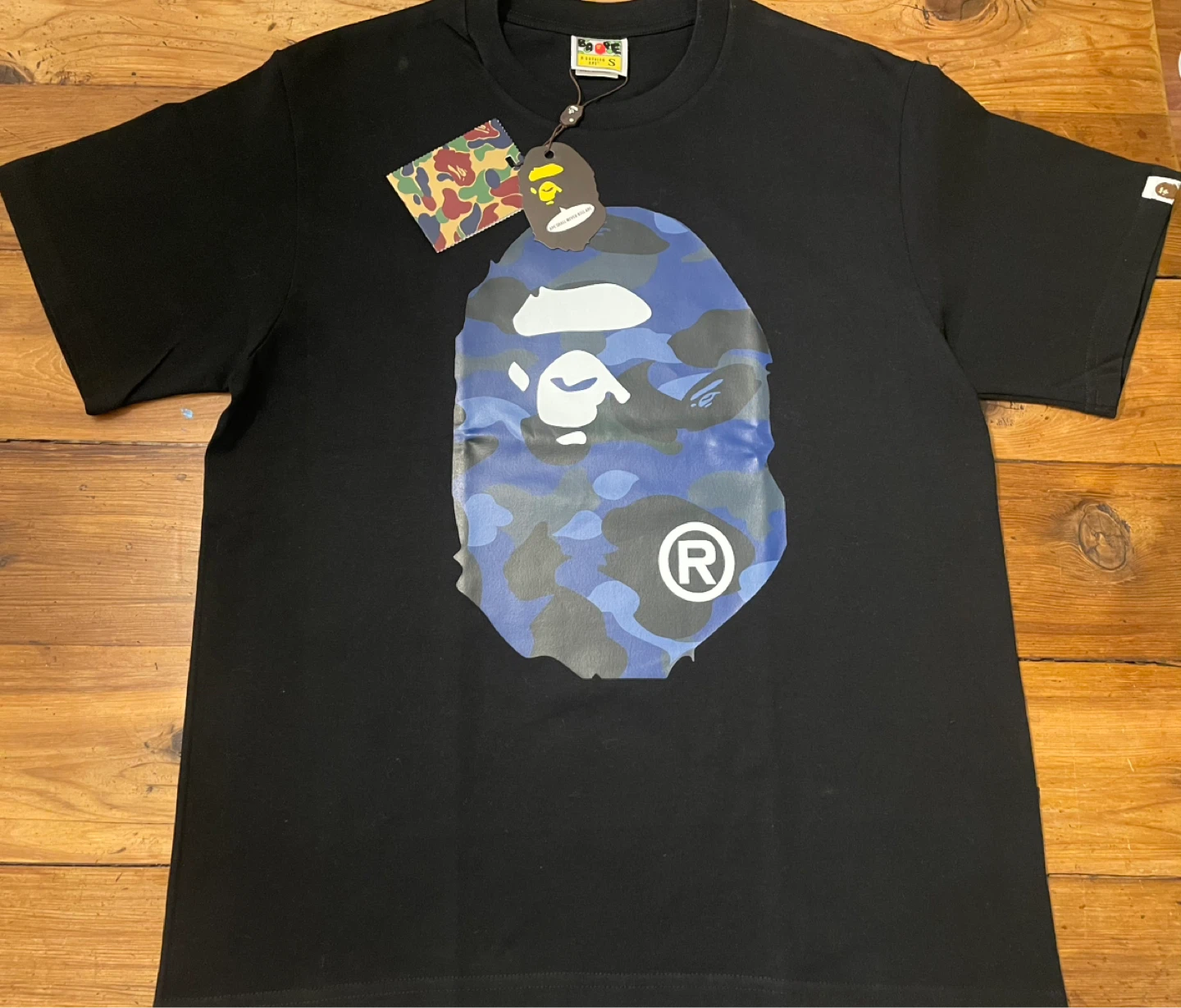 BAPE x Black Camo Ape Head T-Shirt