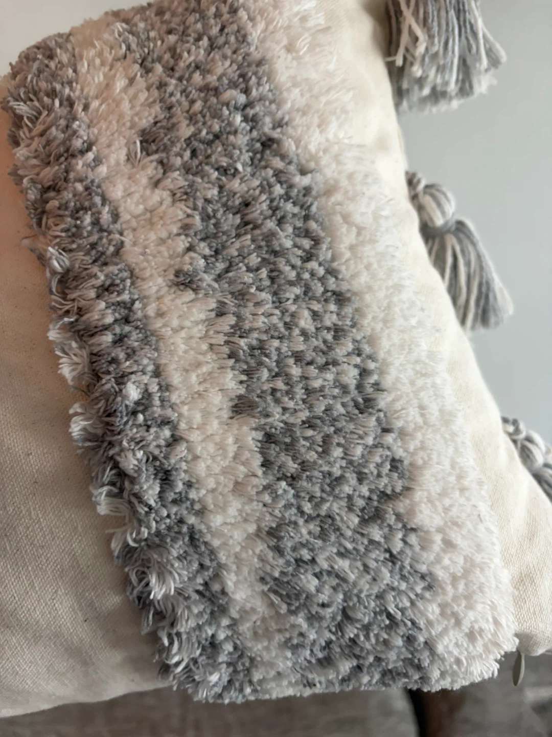Throw Pillow with Tassels - photo 3