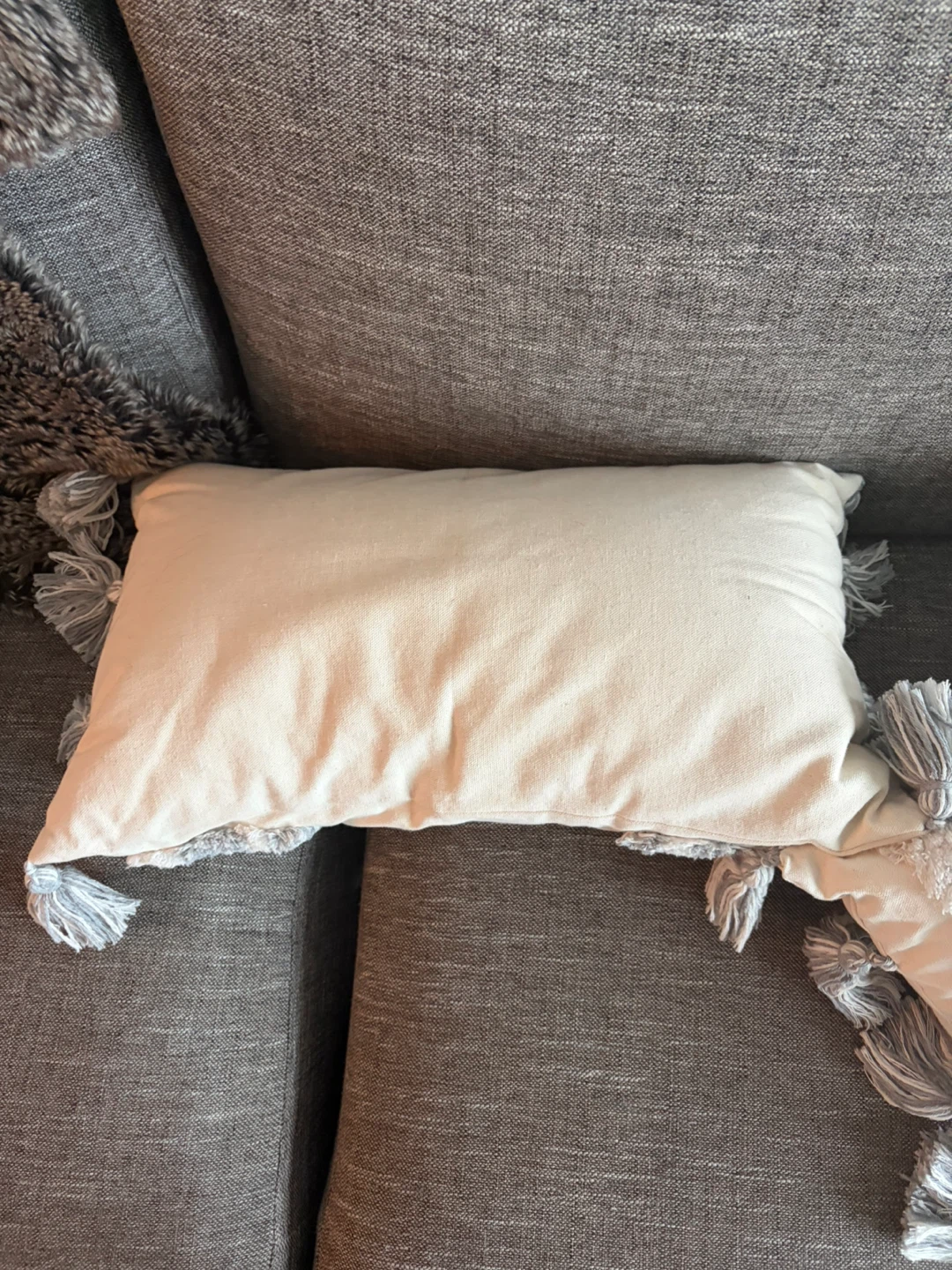 Throw Pillow with Tassels - photo 4