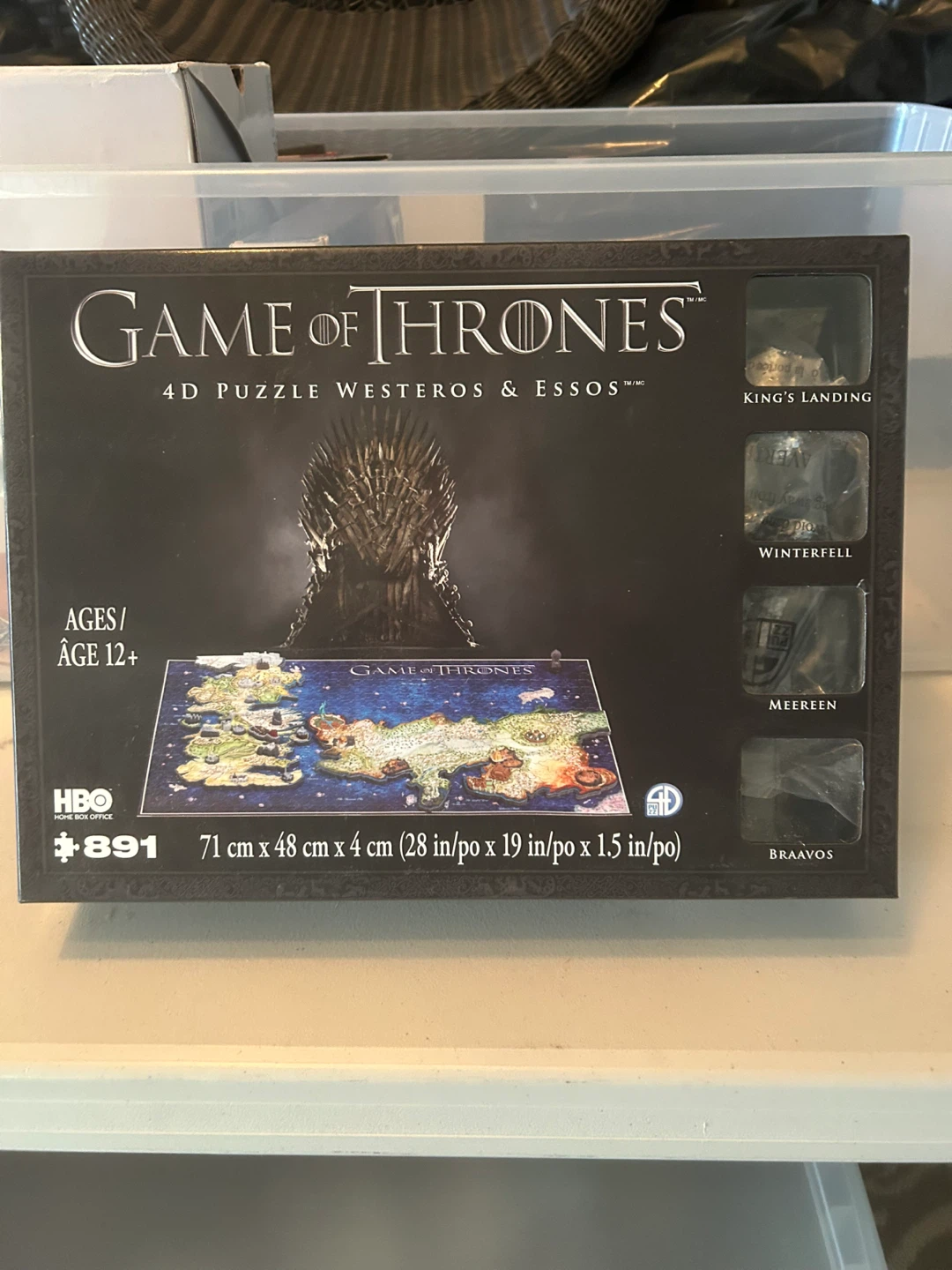 Game of Thrones 4D Puzzle Westeros & Essos