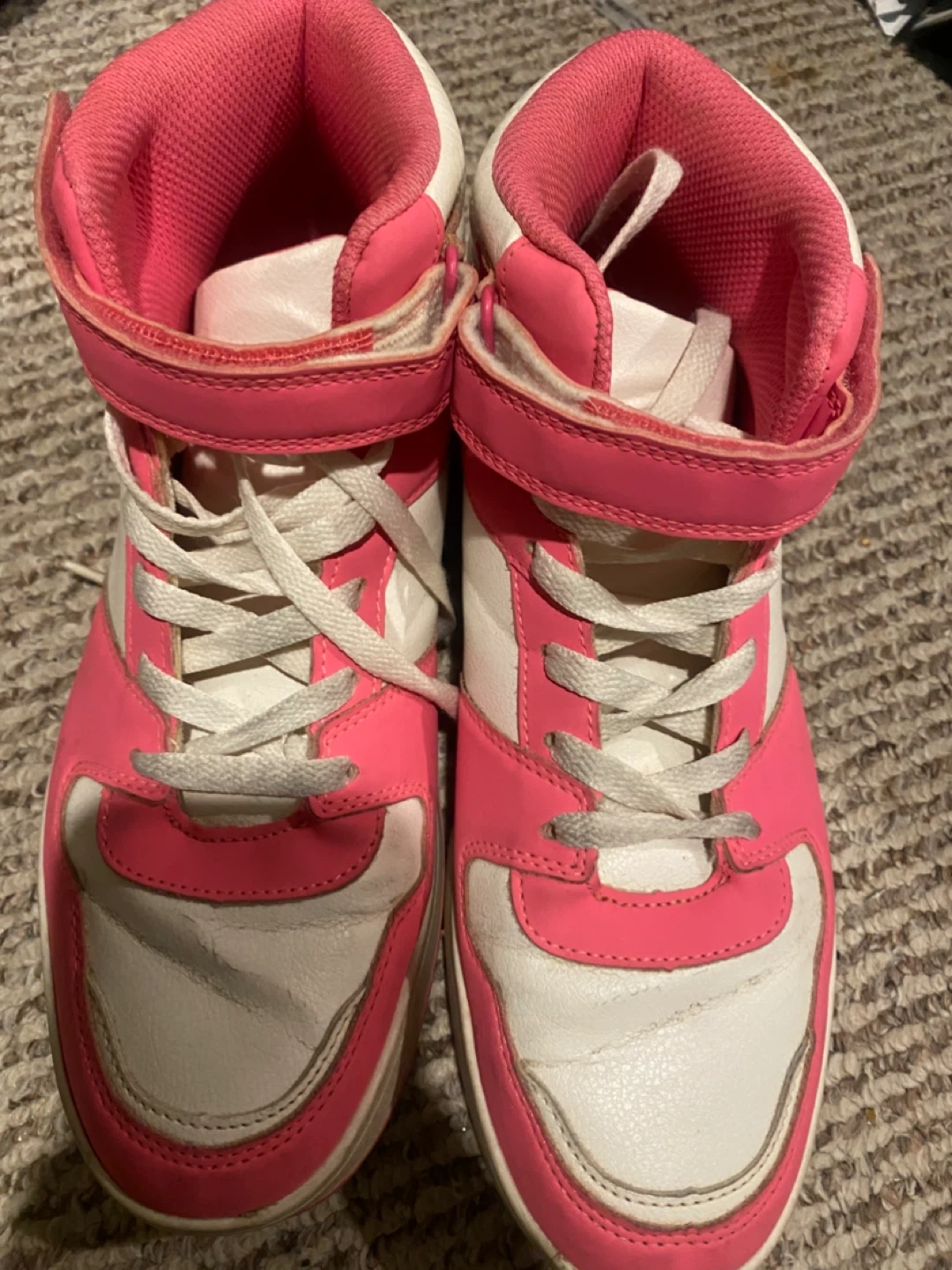 Pink and White sneakers
