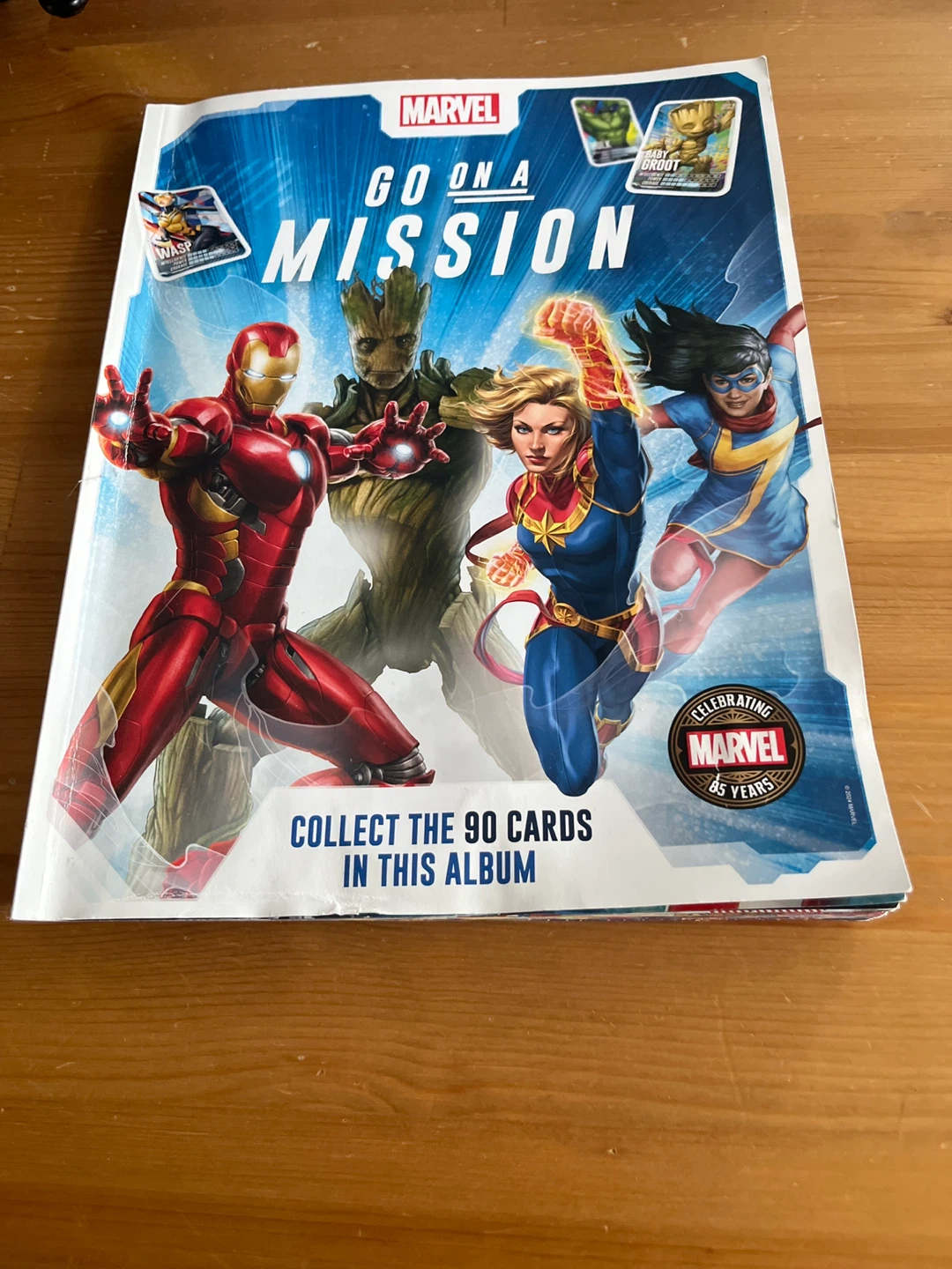 Marvel Go On A Mission Card Album