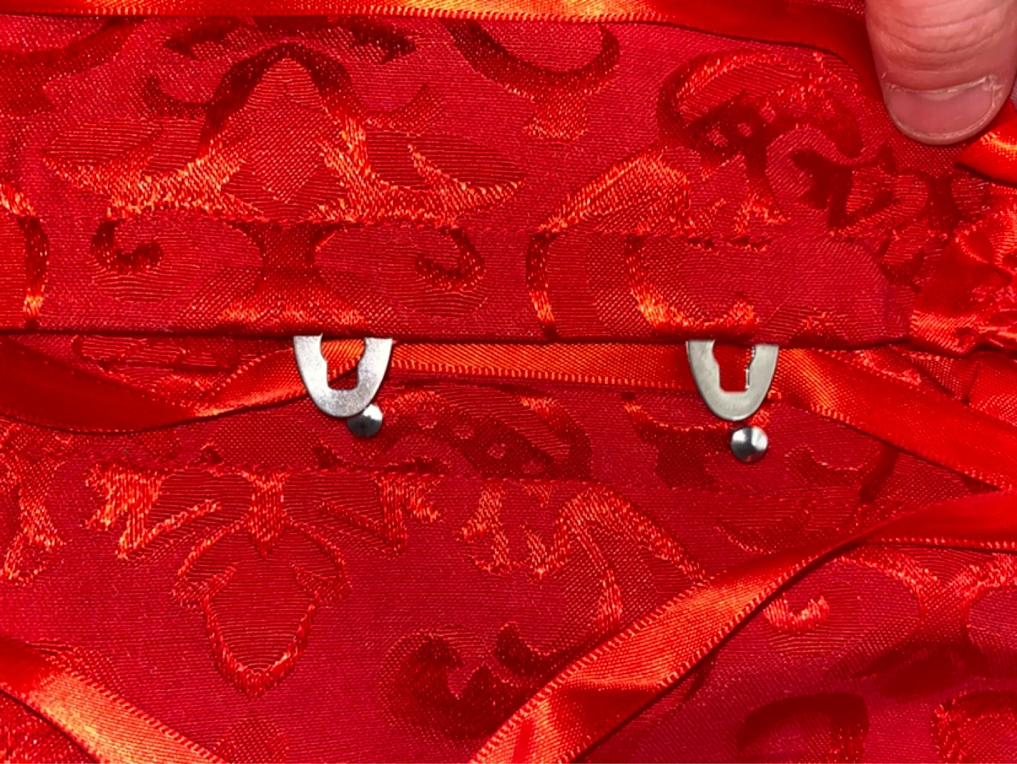 Red Corset with Ribbon Lacing - photo 3