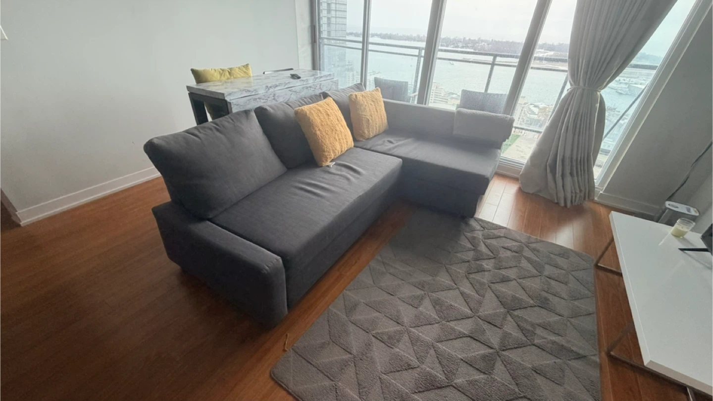 Move out sale - Grey Sectional Sofa with Storage Chaise - photo 4