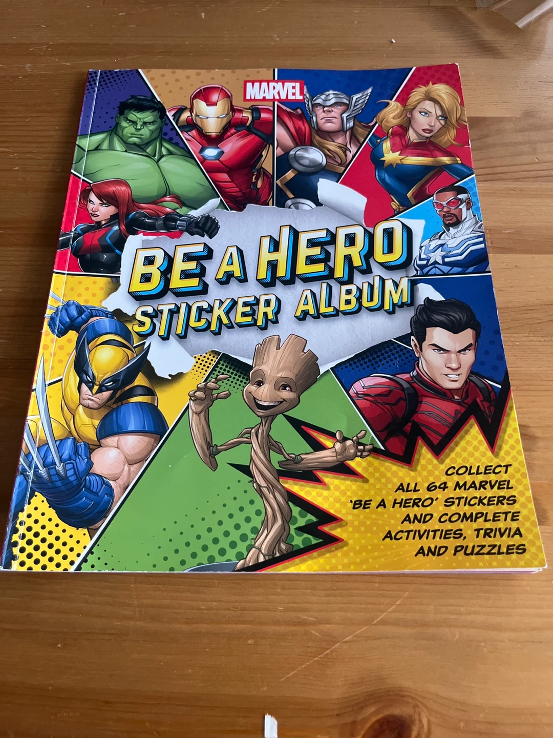Marvel Be A Hero Sticker Album