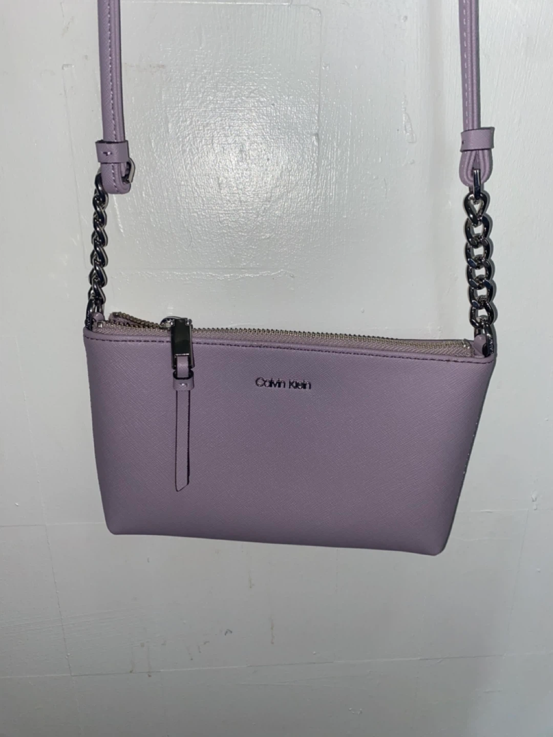 Calvin Klein Lavender Crossbody Purse