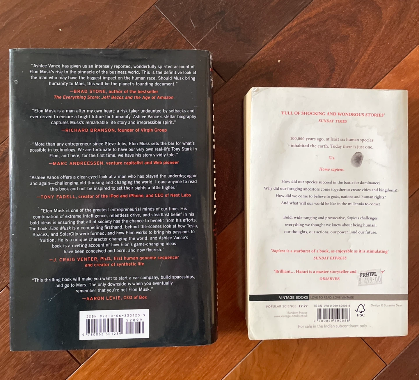 Elon Musk book and Sapiens book - photo 2