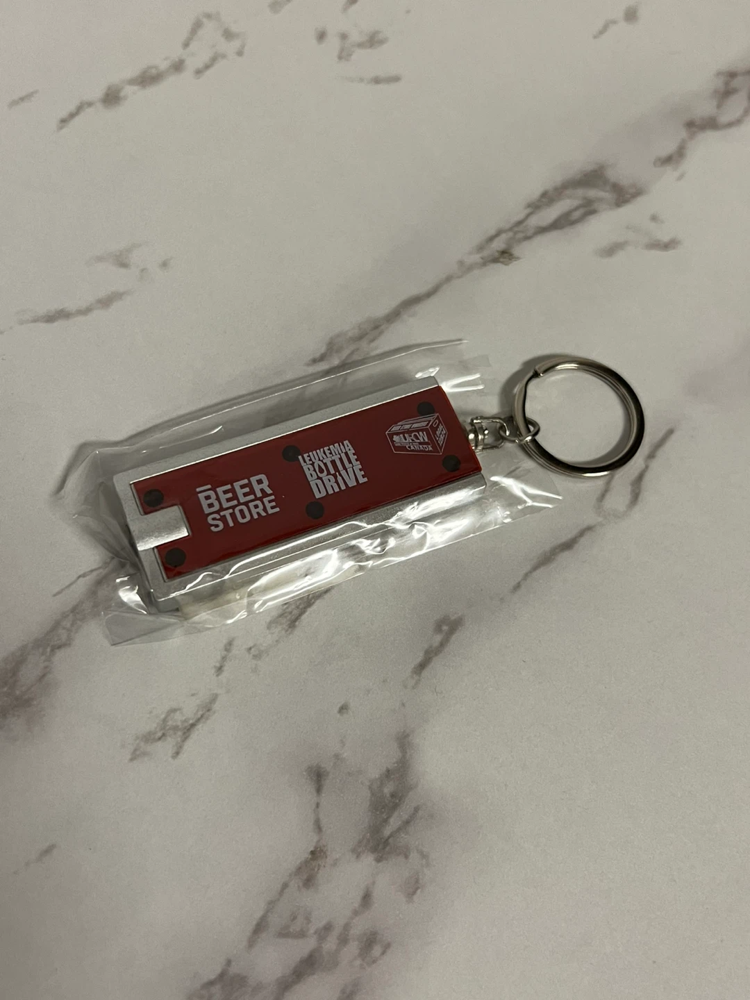 Beer Store Keychain - Leukemia Bottle Drive