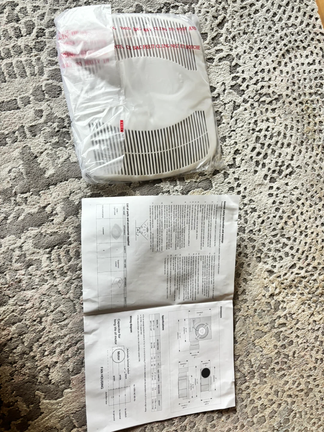 VEGA BPT13-13P Extremely Quiet Ventilation Fan - photo 4