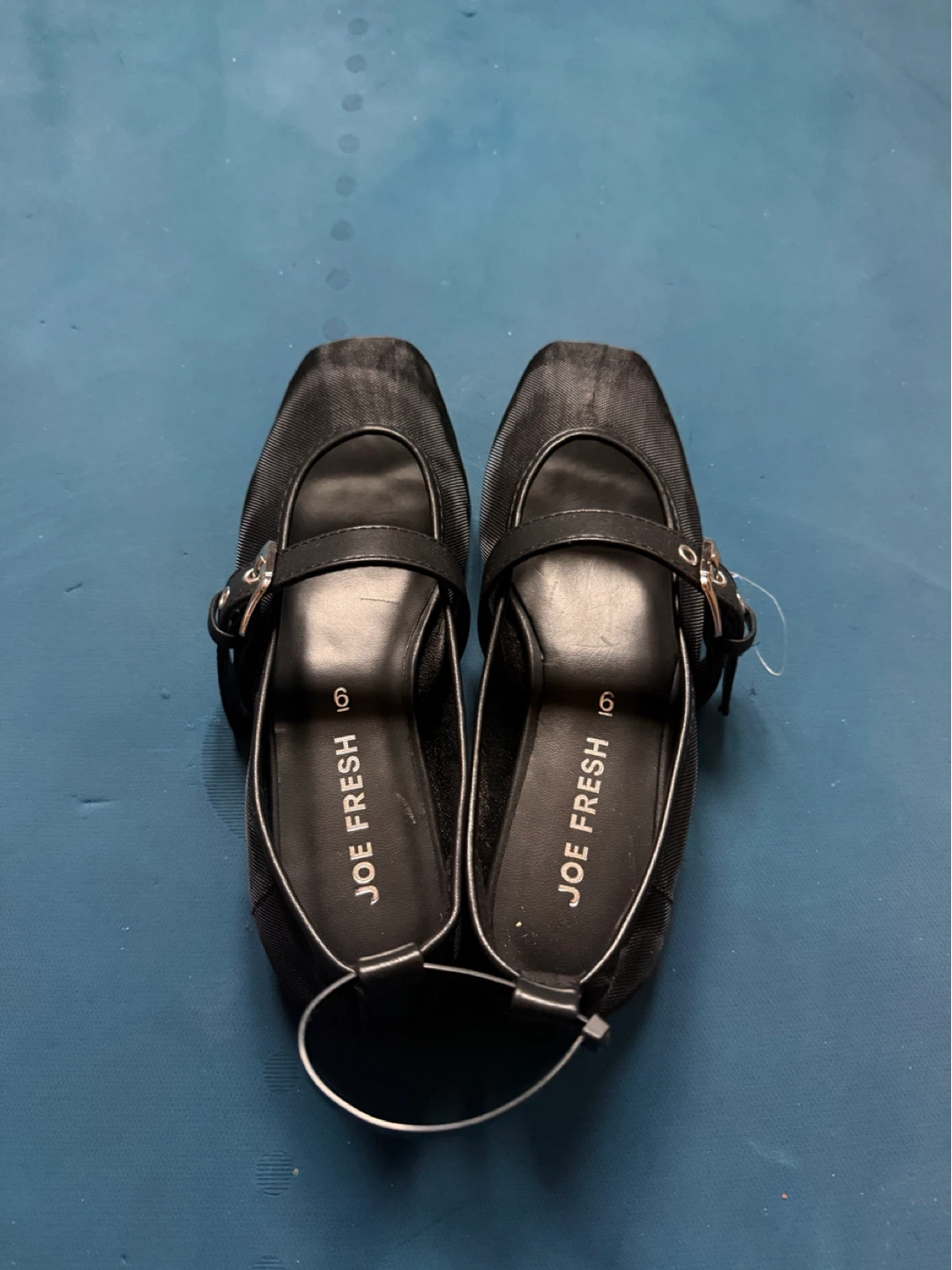 Joe Fresh Black Mesh Flats - Size 6 - photo 2