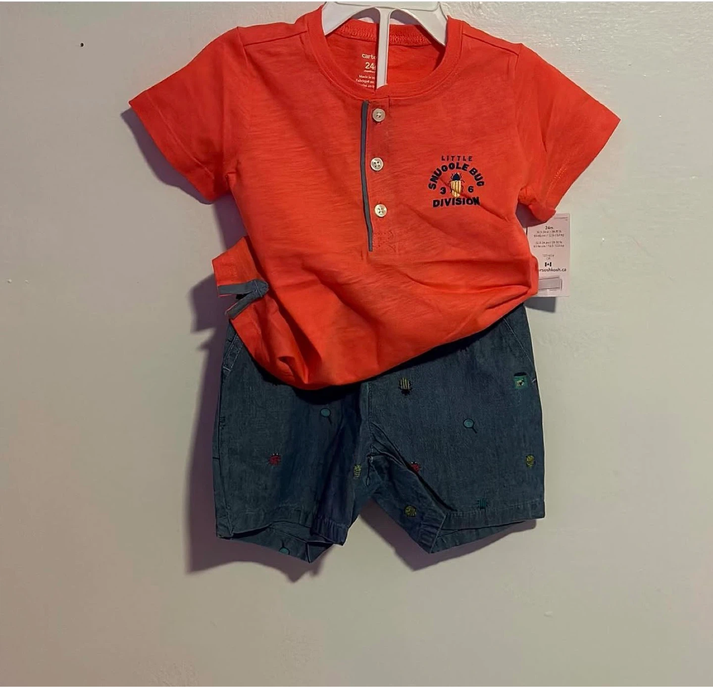 BOYS 2PC SHORTS SUITE (SIZE:24 MONTHS)