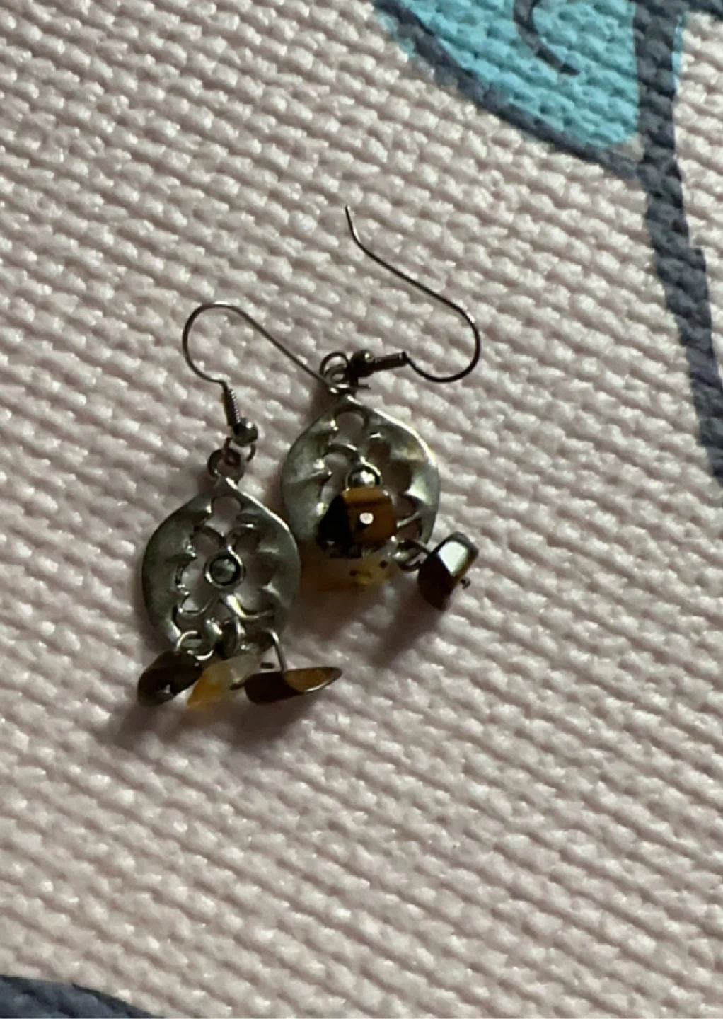 Tiger Eye Stone Bracelet, Necklace and Earrings Set - photo 3