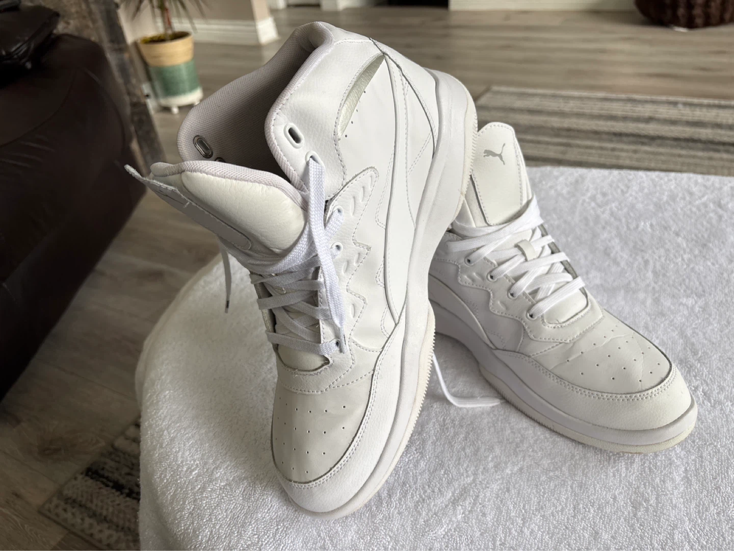 Puma High-Top Sneakers - White - photo 2
