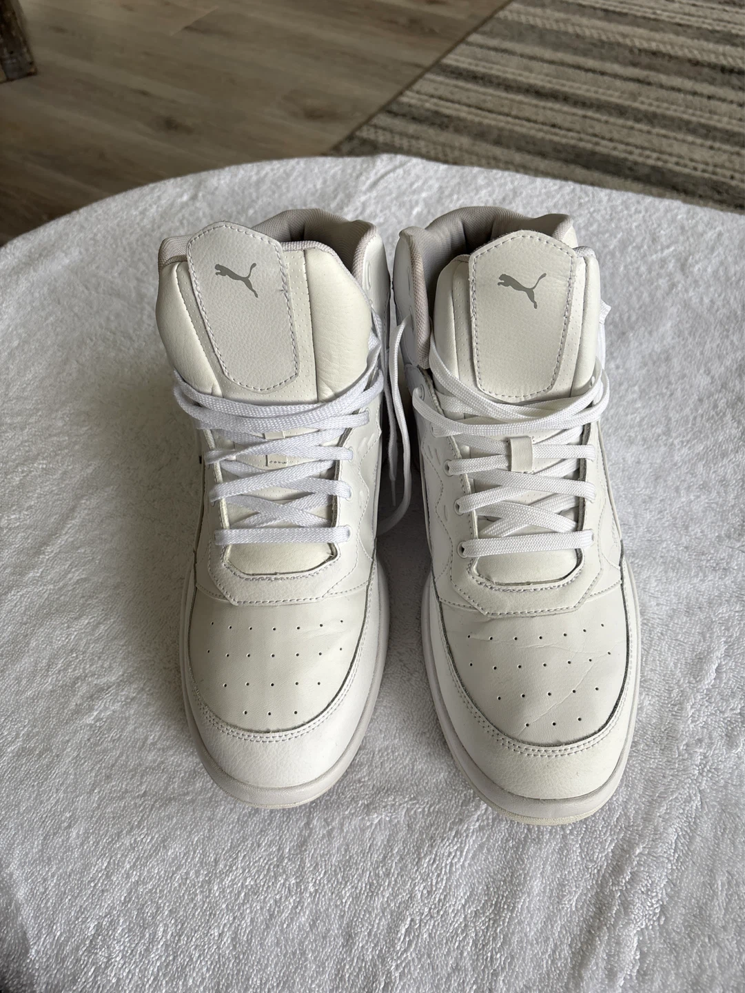 Puma High-Top Sneakers - White - photo 5