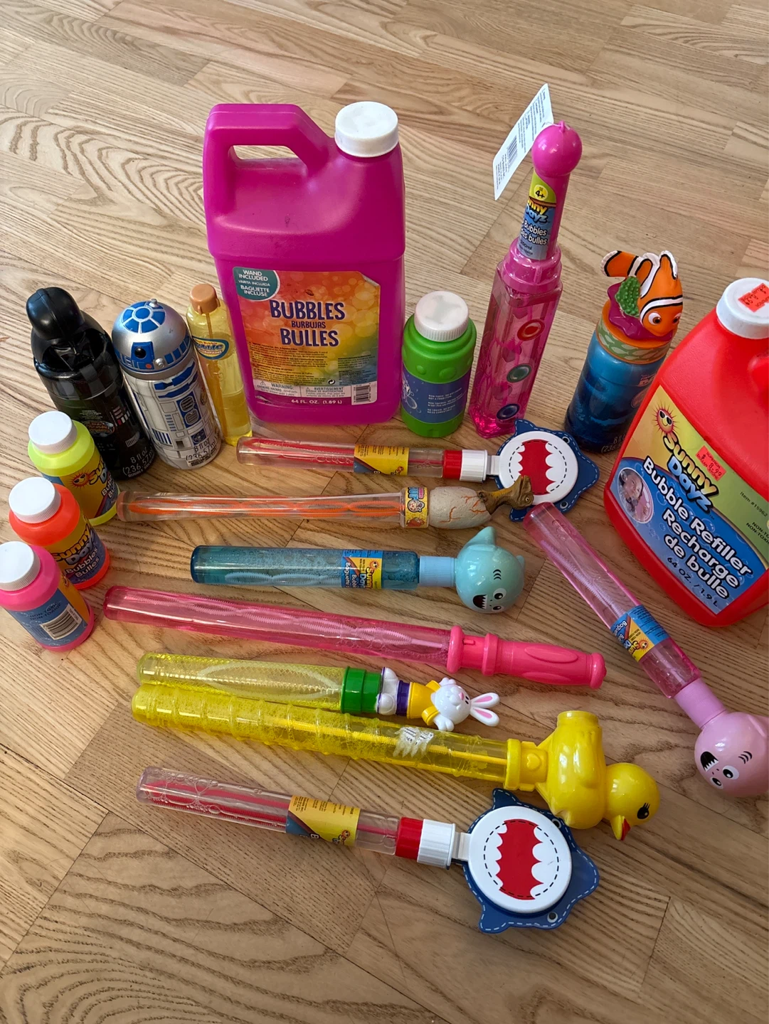 Bubble Wands and Refill Jugs