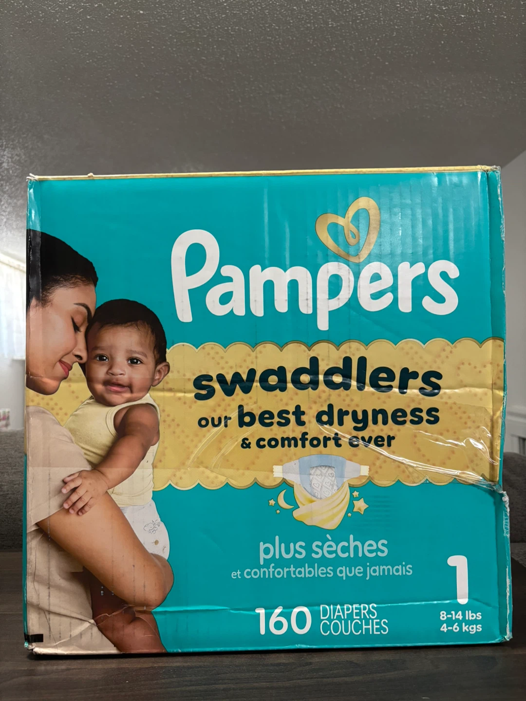 Pampers Swaddlers Size 1 Diapers - 160 Count