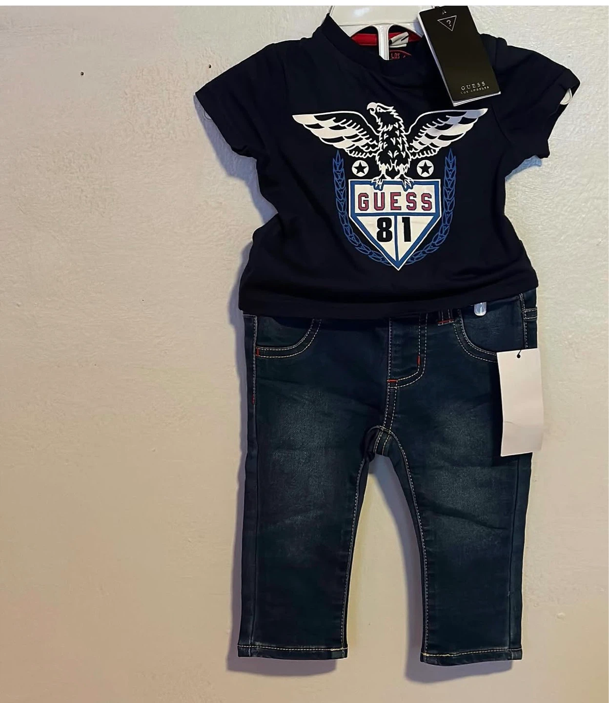 BOYS 2PC PANTS SUITE (SIZE: 3-6 MONTHS)