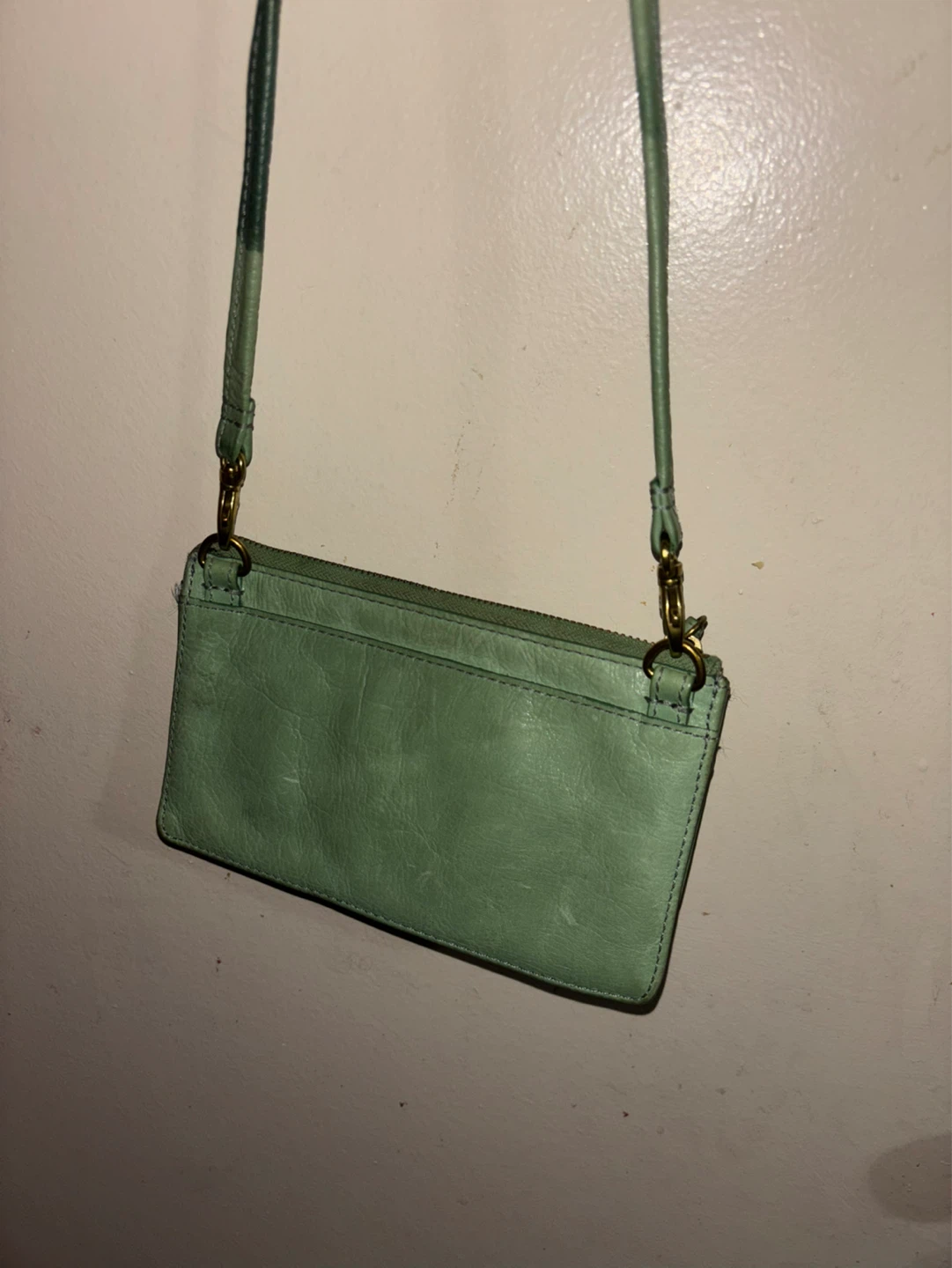 Fossil Green Leather Clutch Wallet - photo 3