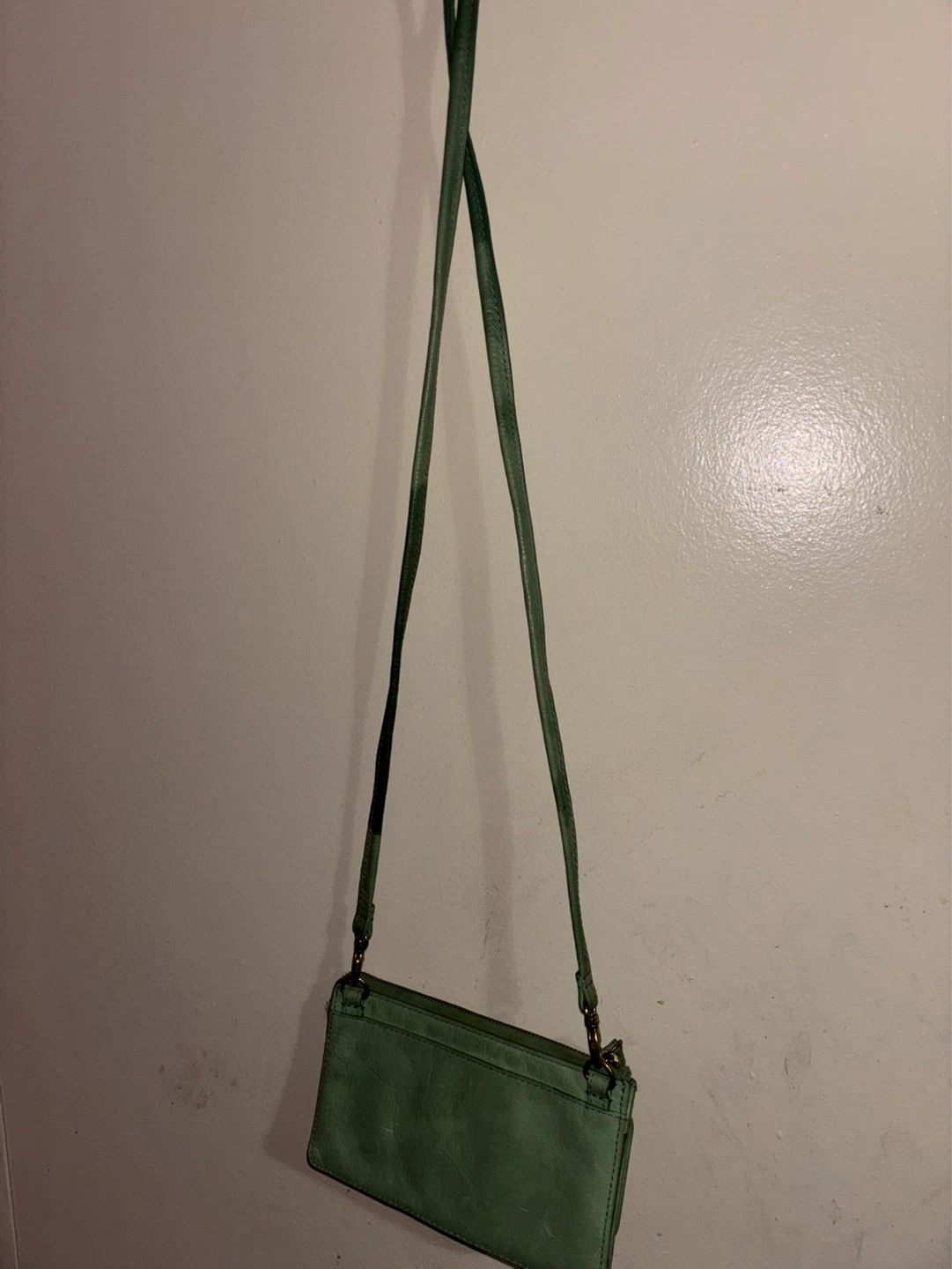 Fossil Green Leather Clutch Wallet - photo 4