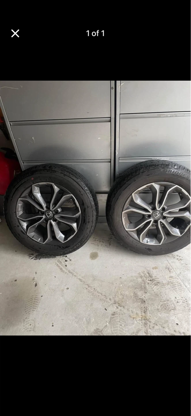 Honda OEM Wheels with Tires