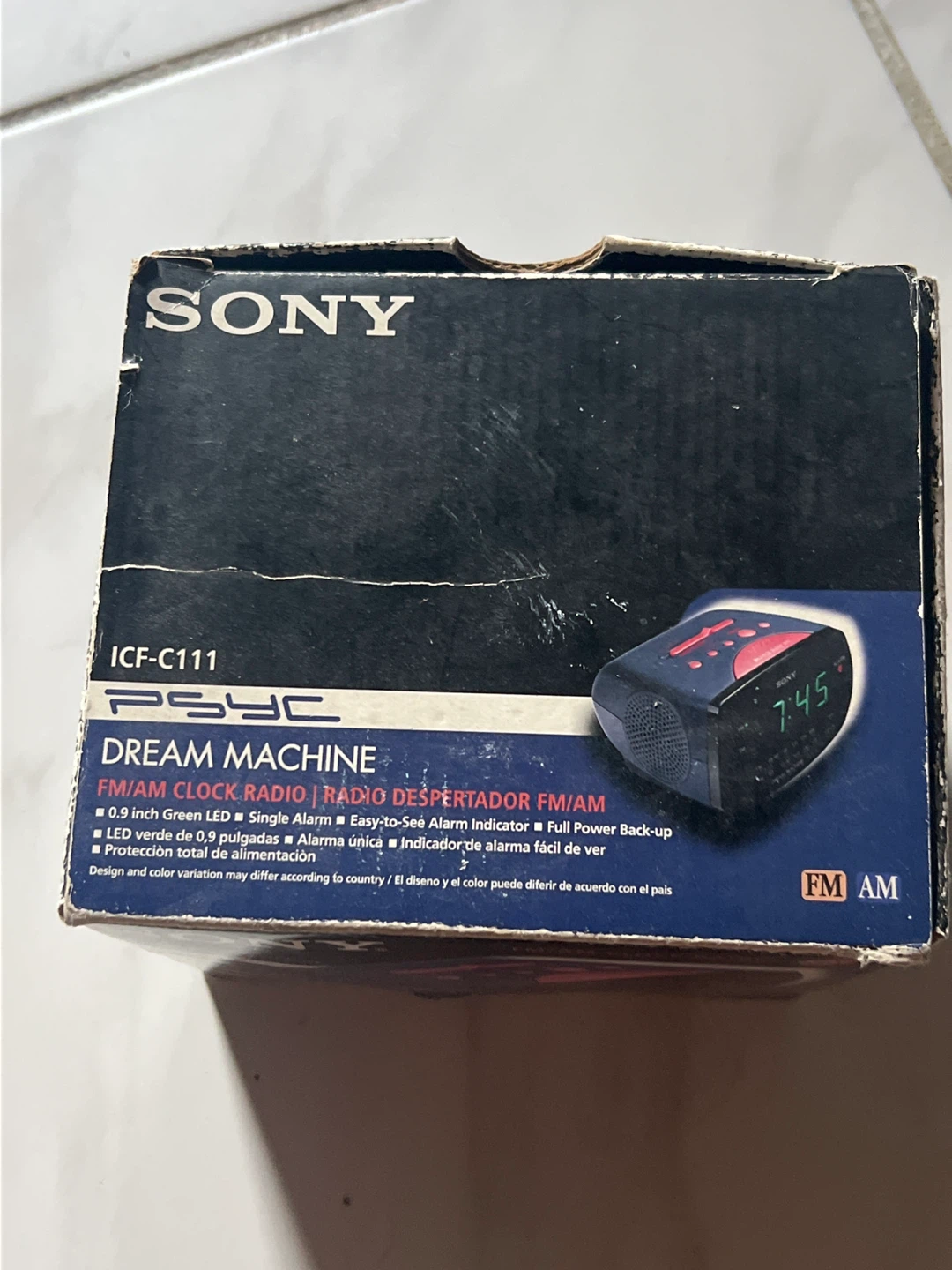 Sony ICF-C111 PSYC Dream Machine FM/AM Clock Radio - photo 2