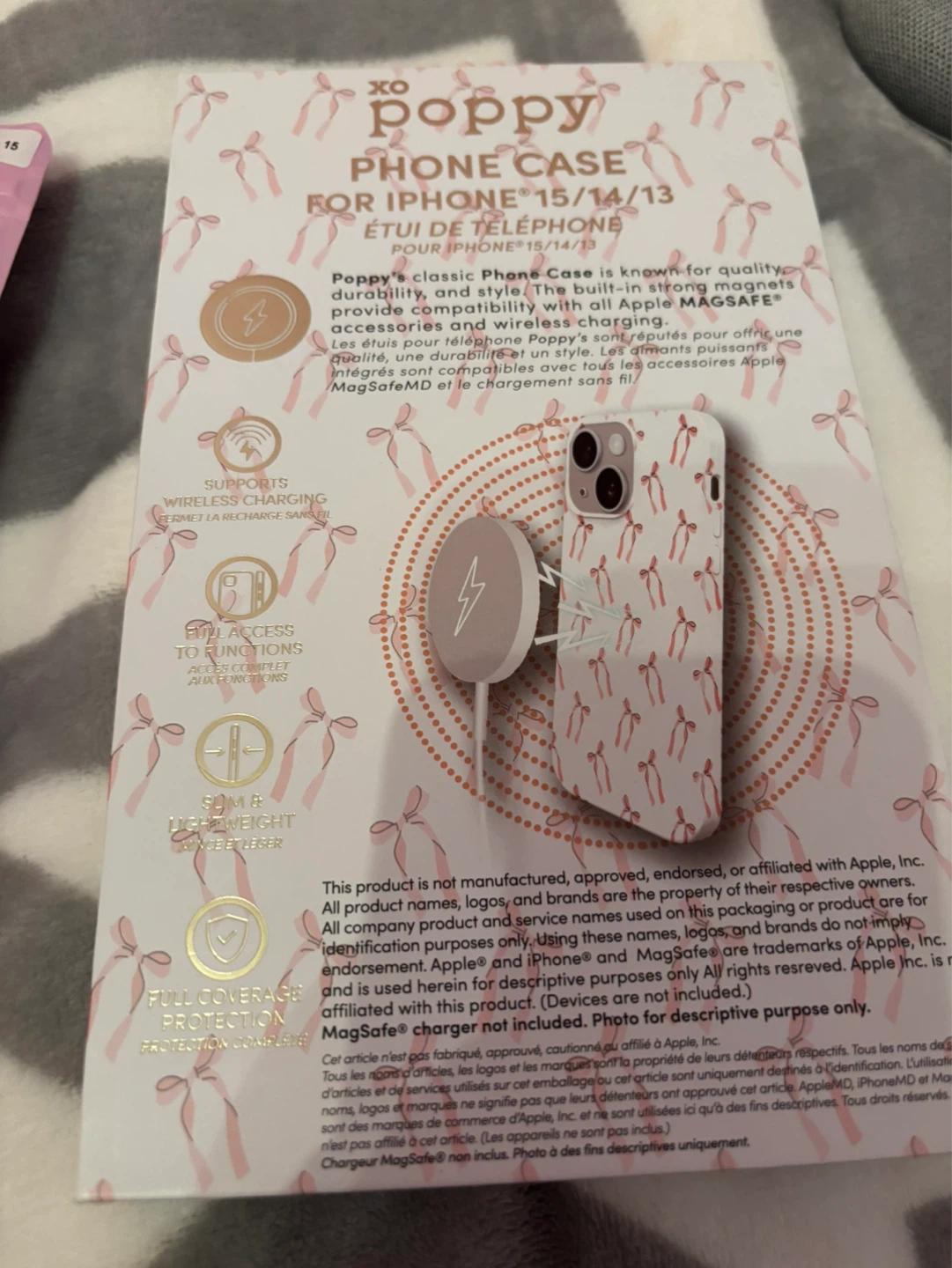 XO Poppy iPhone 15/14/13 Case - photo 2