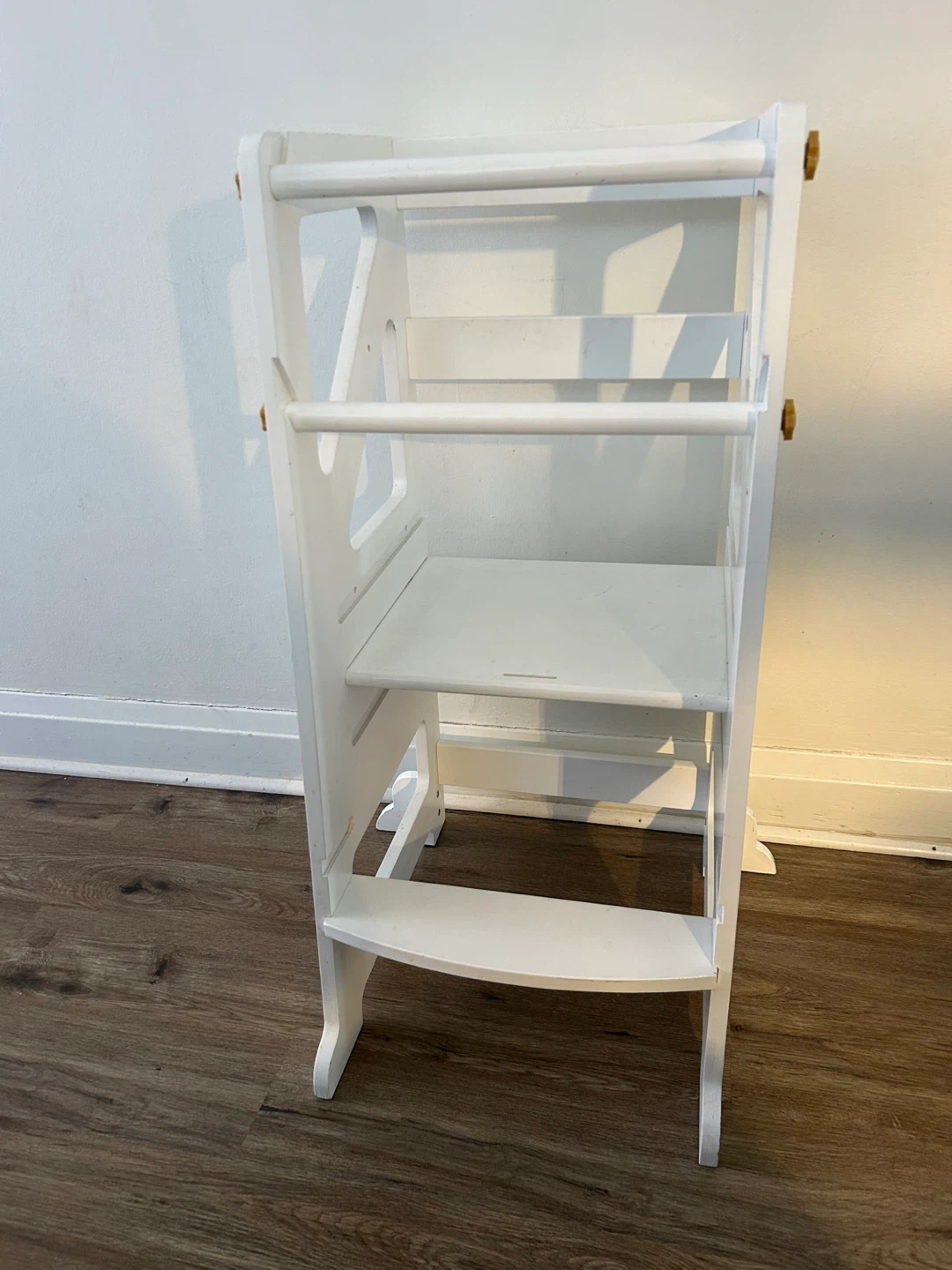 White Wooden Learning Tower - photo 2