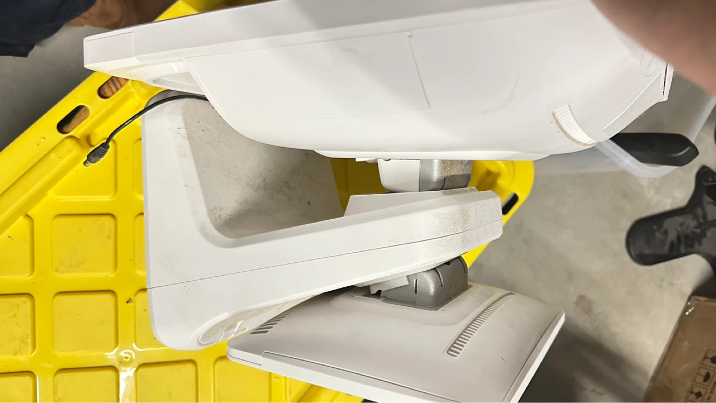 White Double  Scream POS Monitor - photo 3