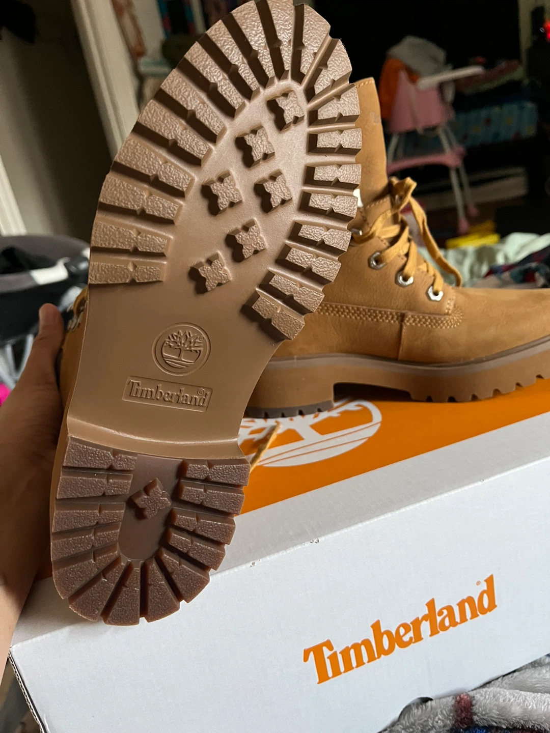 Timberland Carnaby Cool 6 Inch Wheat Nubuck Boots Size 6 - photo 2