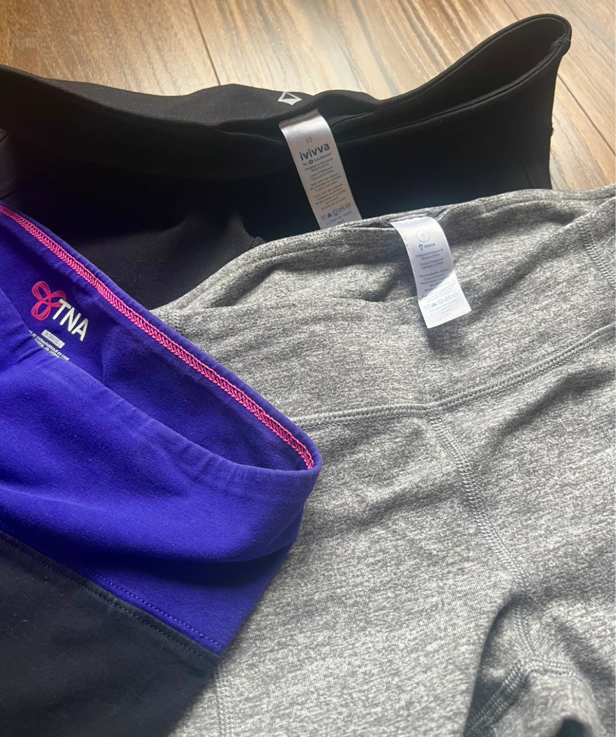 Ivivva lululemon & TNA Leggings Bundle (Sizes 8 & 10)