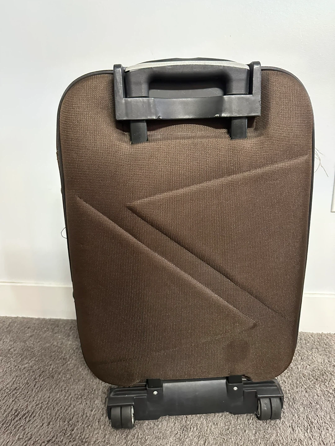 Laser Rolling Suitcase - Brown - photo 4