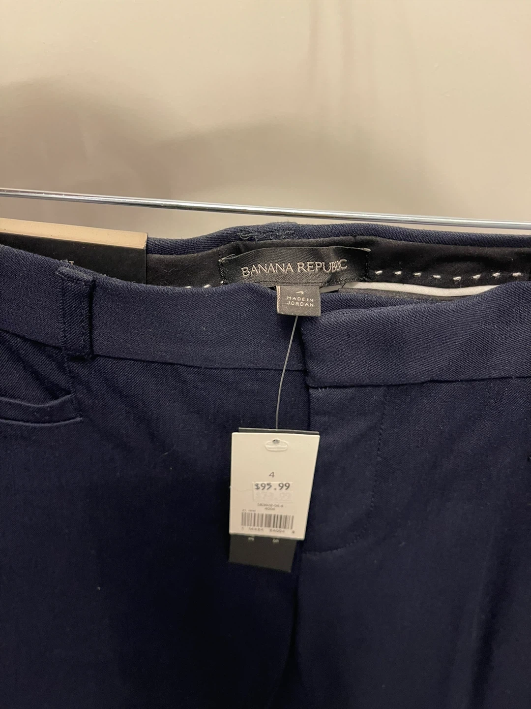 *Banana Republic Sloan Pant Navy Size 4 $30 BRAND NEW* - photo 3