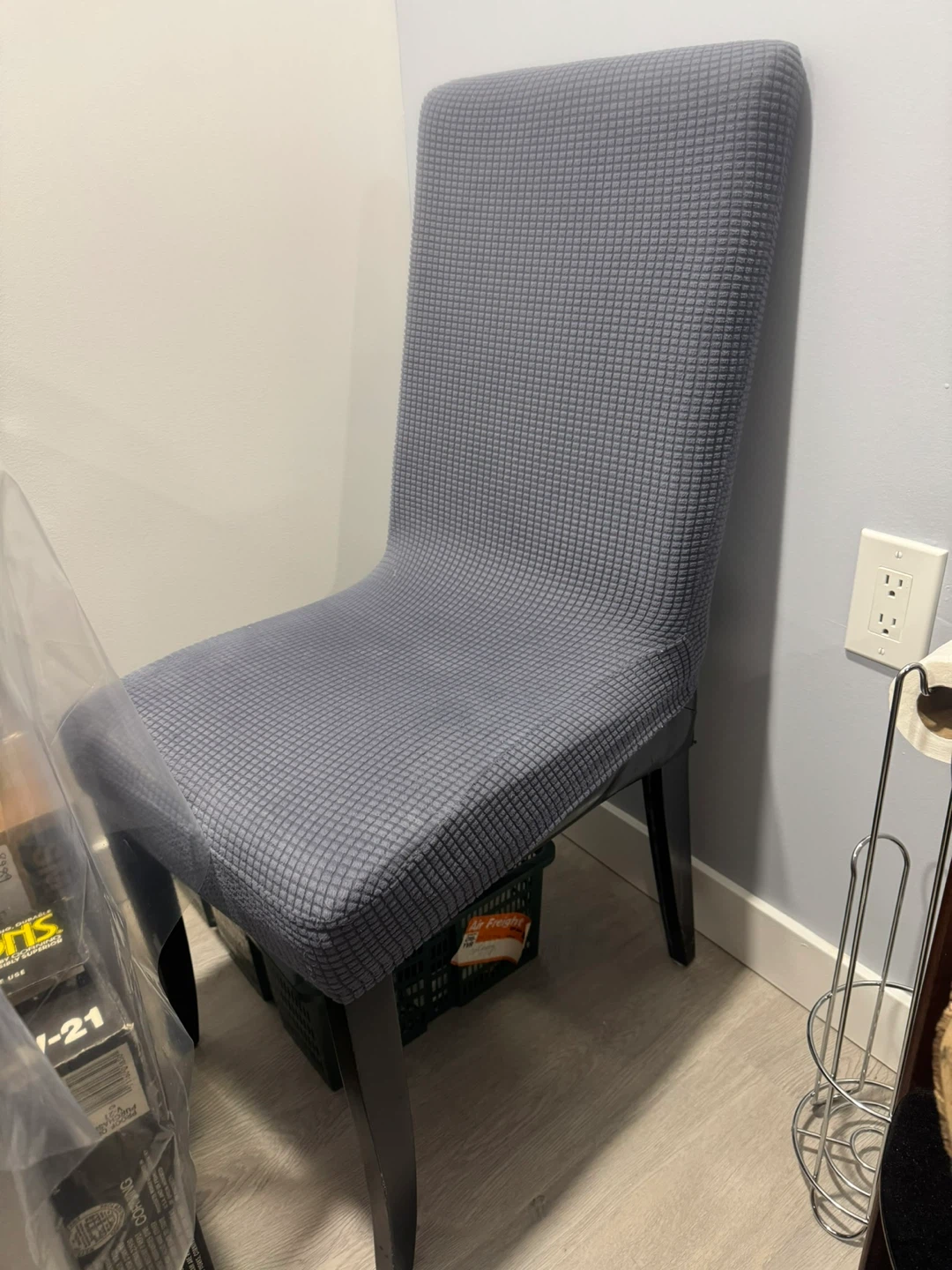 Grey Dining Chair Cover