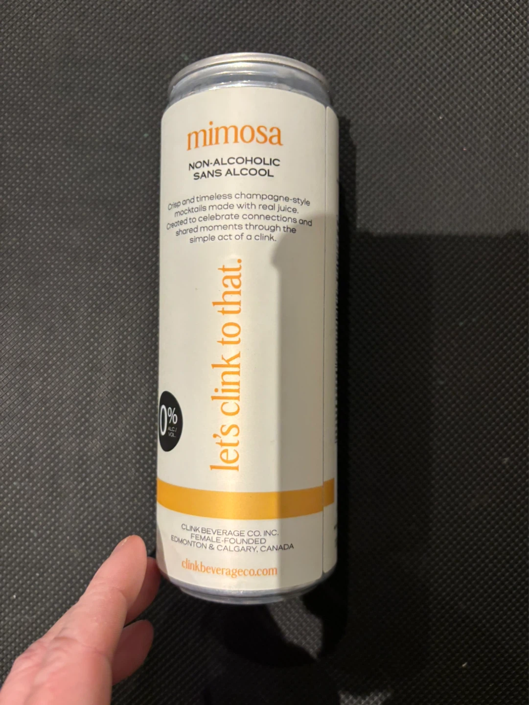 Clink Beverage Co. Mimosa Bubbly Brut Mocktail (2 Cans) - photo 2