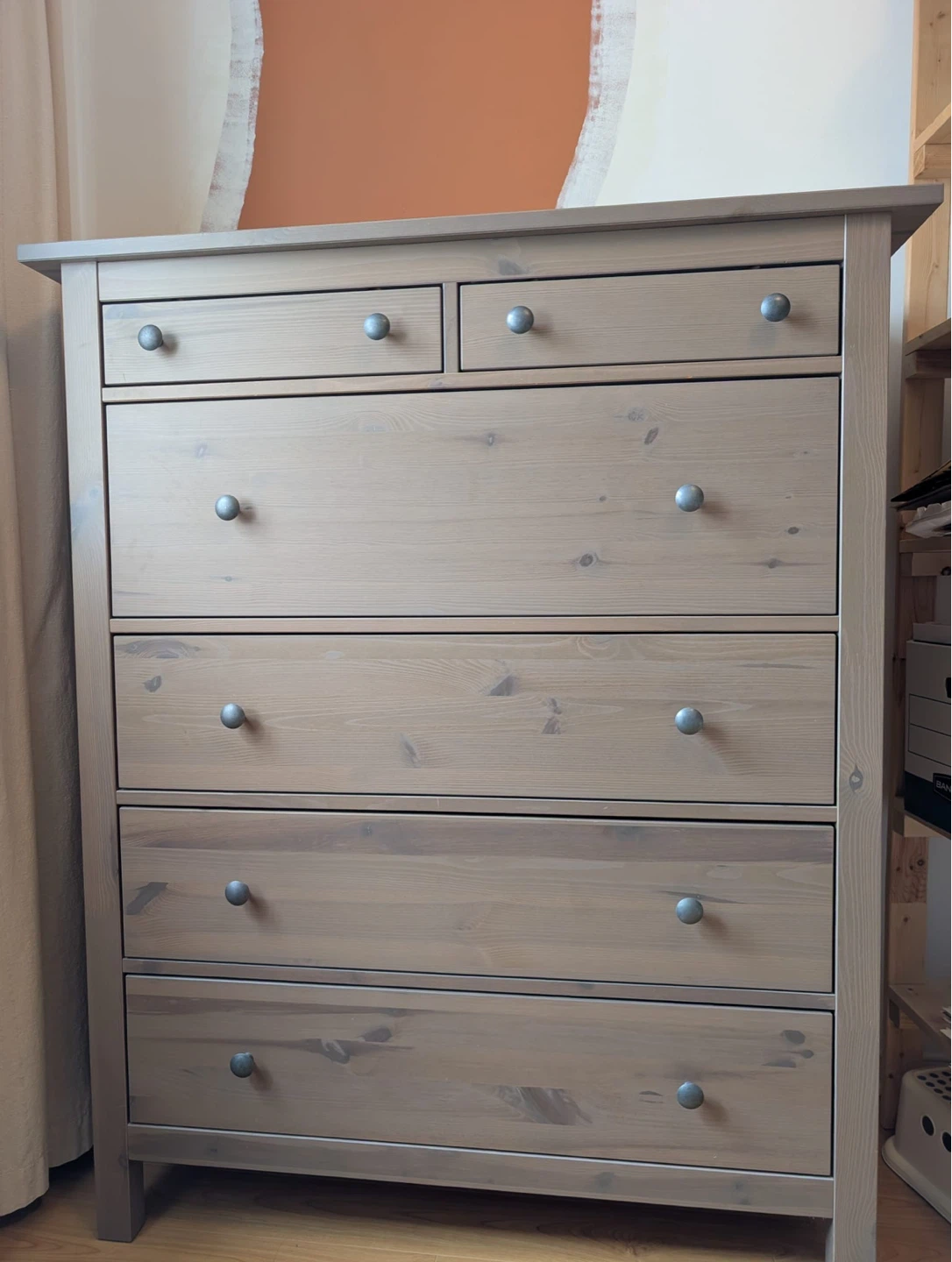 Two drawer chests from IKEA, 100% wood