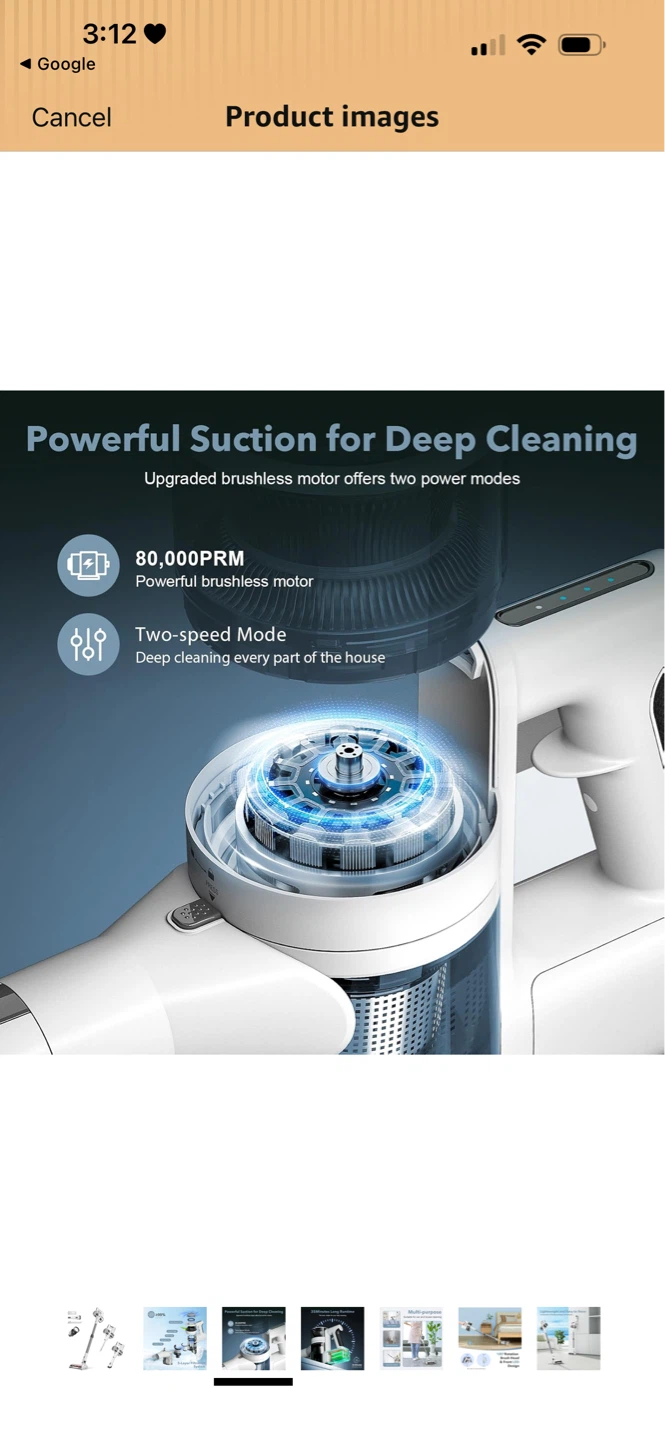 Cordless Vacuum Cleaner with Rechargeable Battery - photo 4