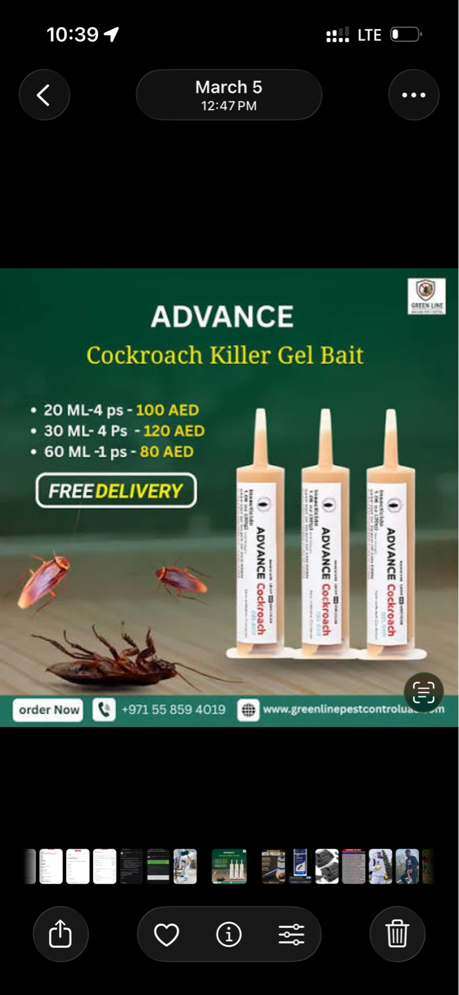 Advance Cockroach Killer Gel Bait