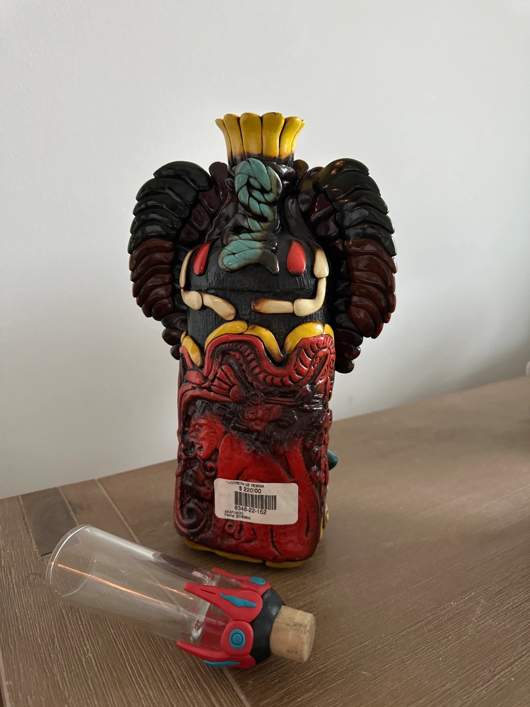 Decorative Aztec Warrior Bottle with Shot Glass - photo 2
