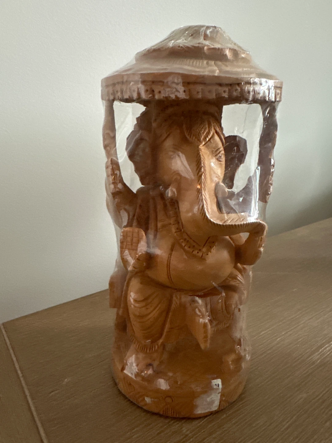 Wooden Ganesha Statue