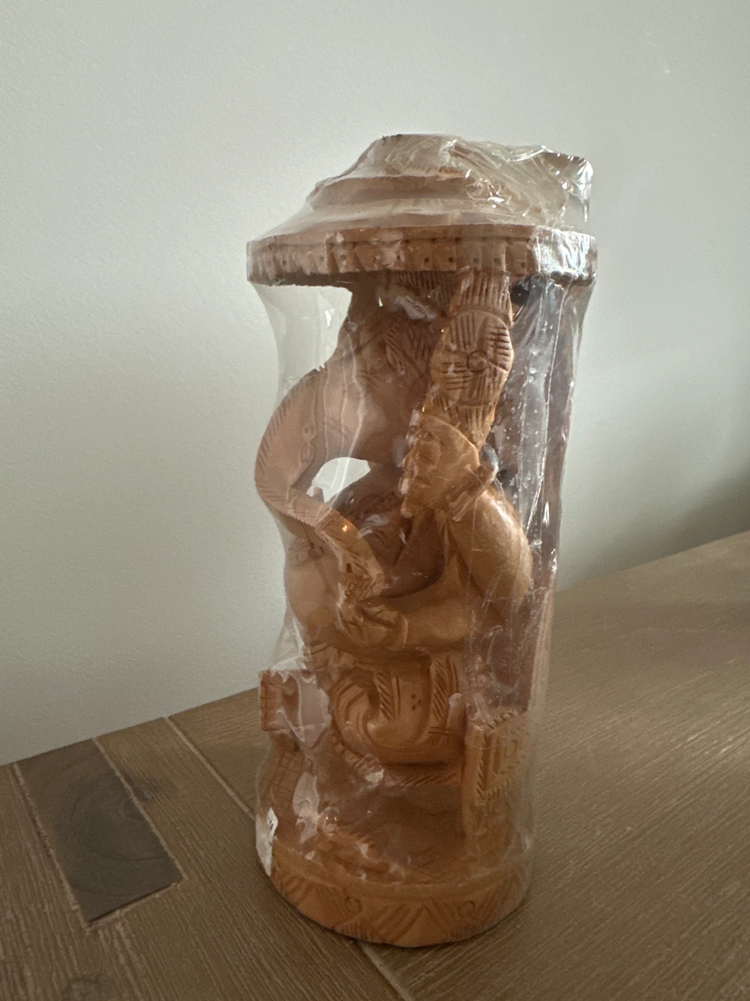Wooden Ganesha Statue - photo 2