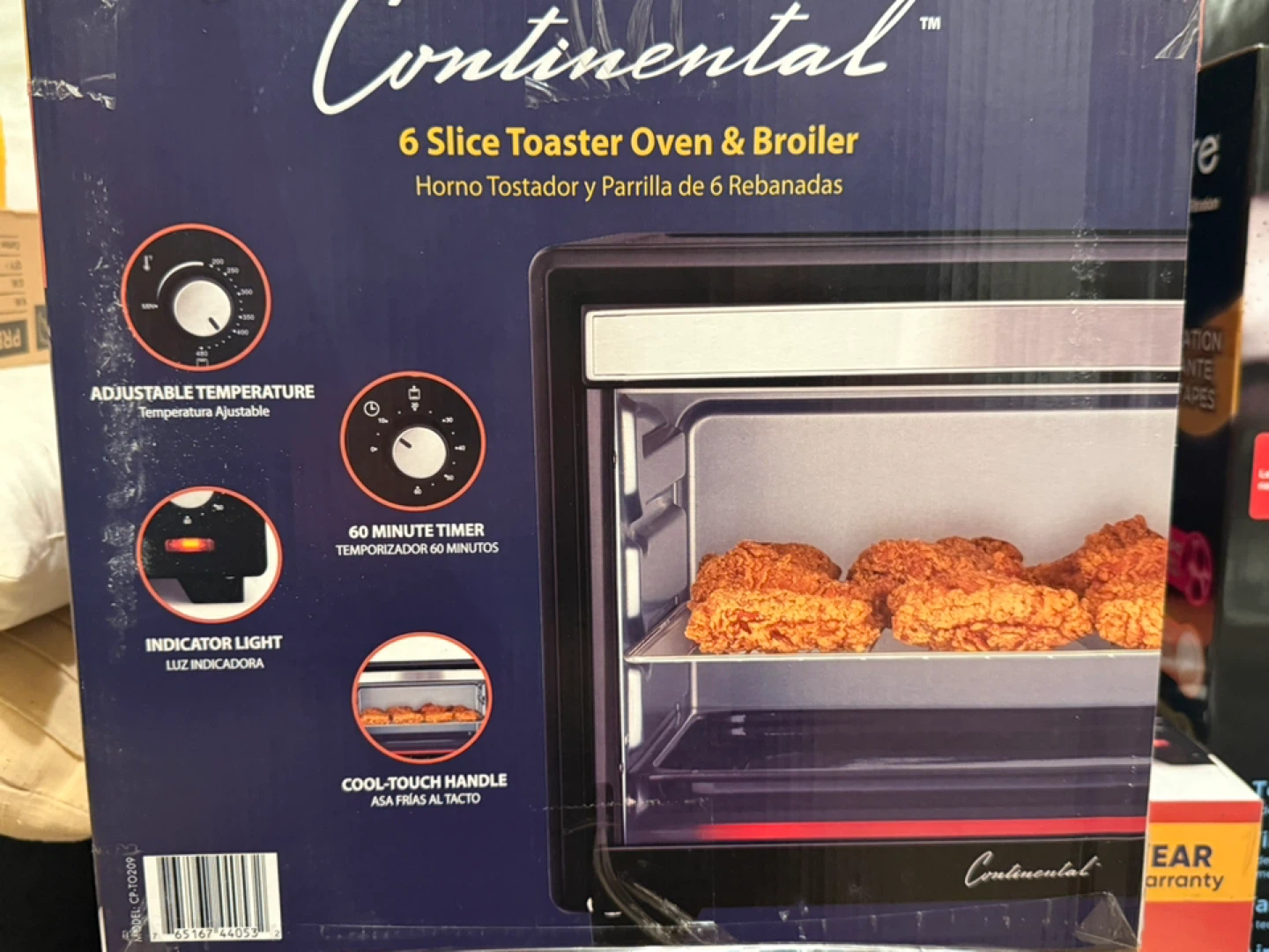 Continental 6 Slice Toaster Oven & Broiler - photo 2