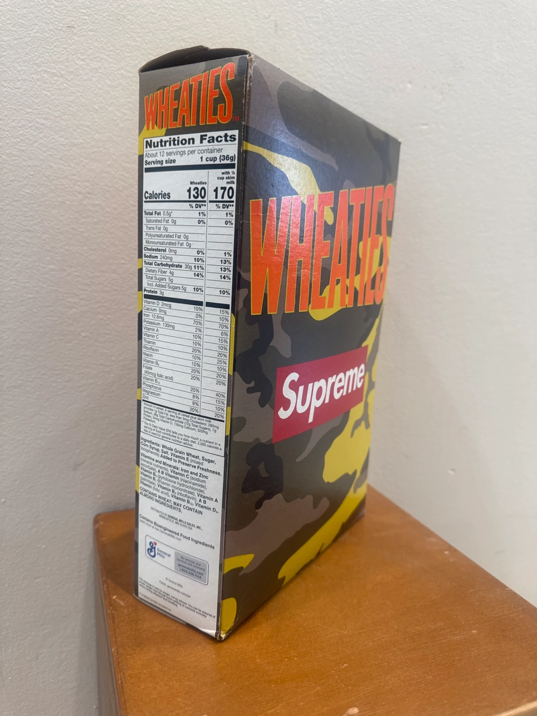 Supreme x General Mills Wheaties Cereal Box - photo 2