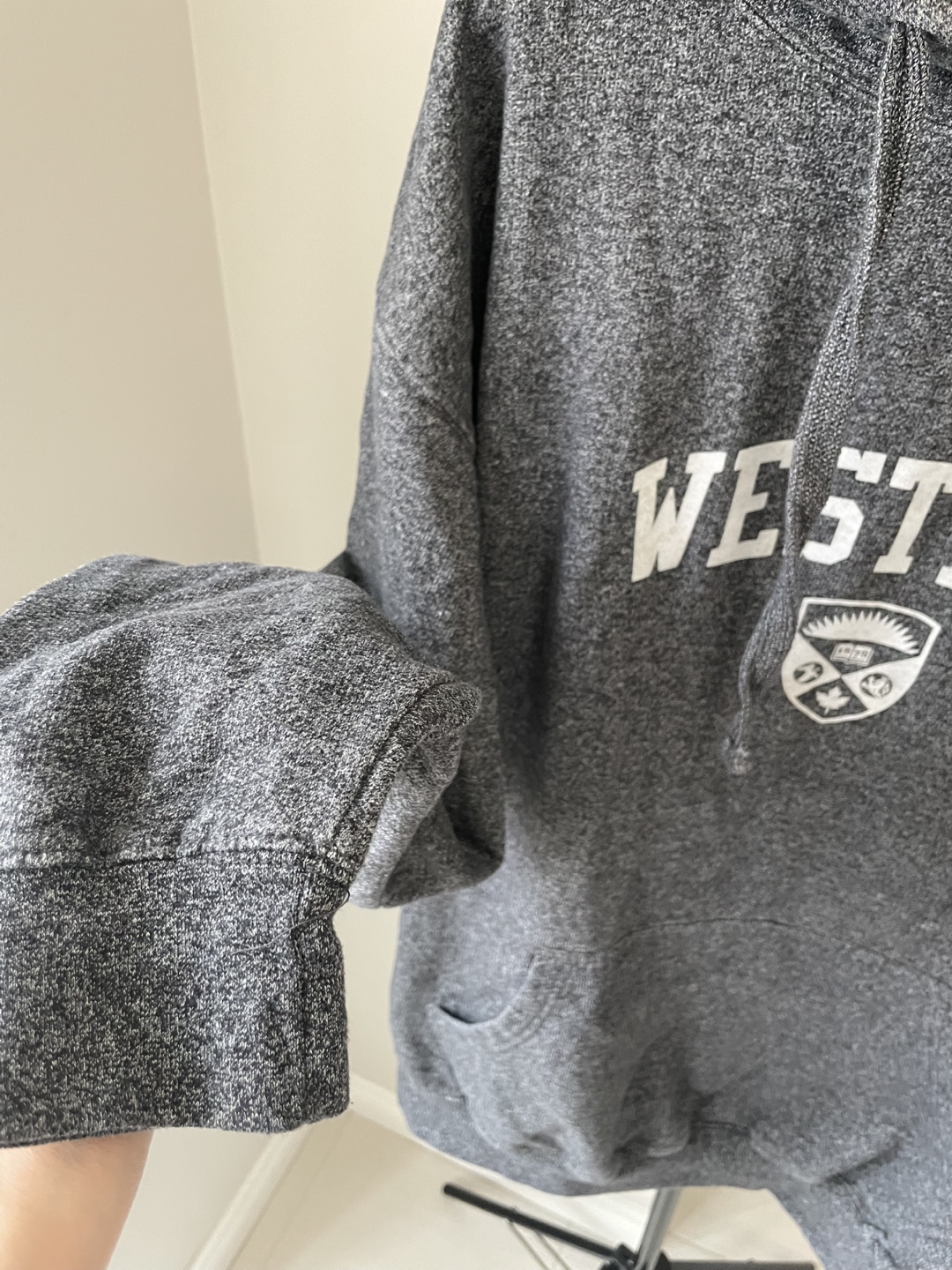 Western University Grey Hoodie 3XL - photo 3