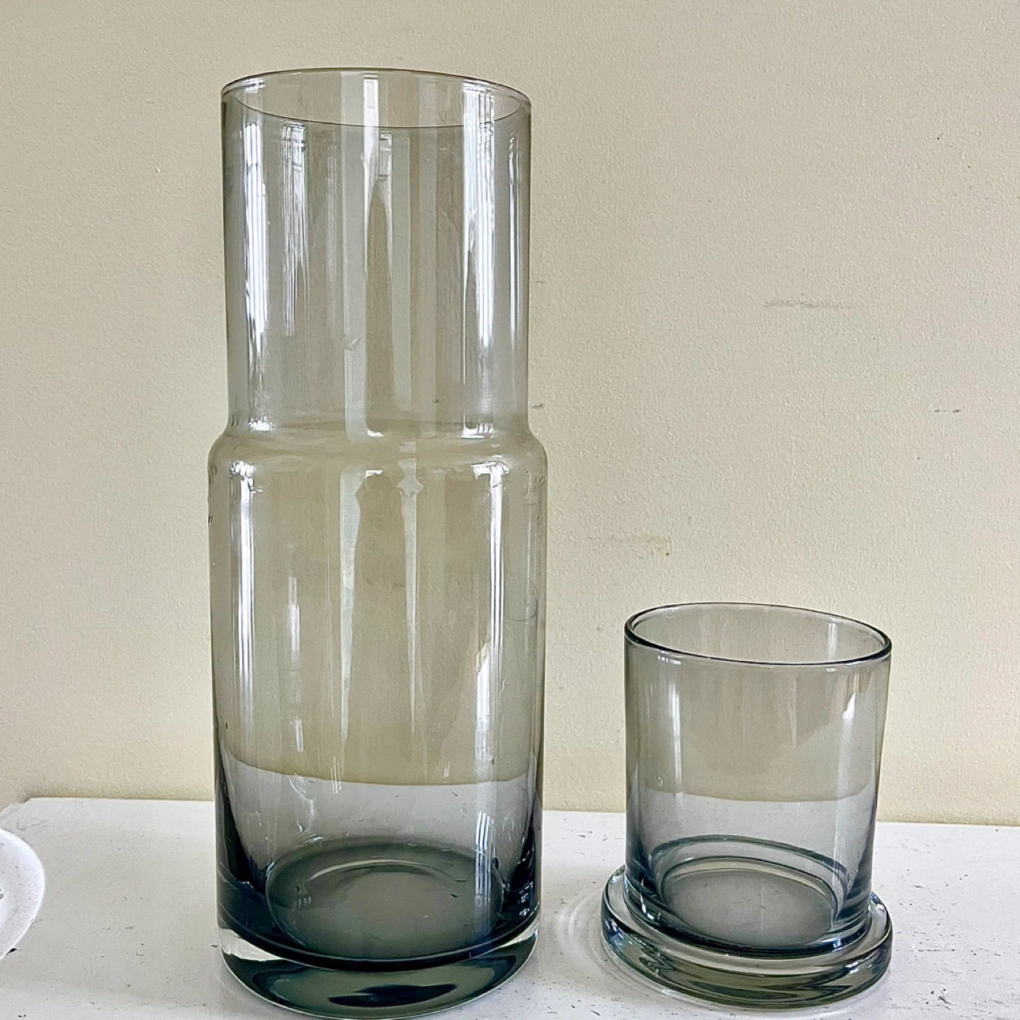 Pigeon and Poodle Faro Bedside Carafe and Glass
