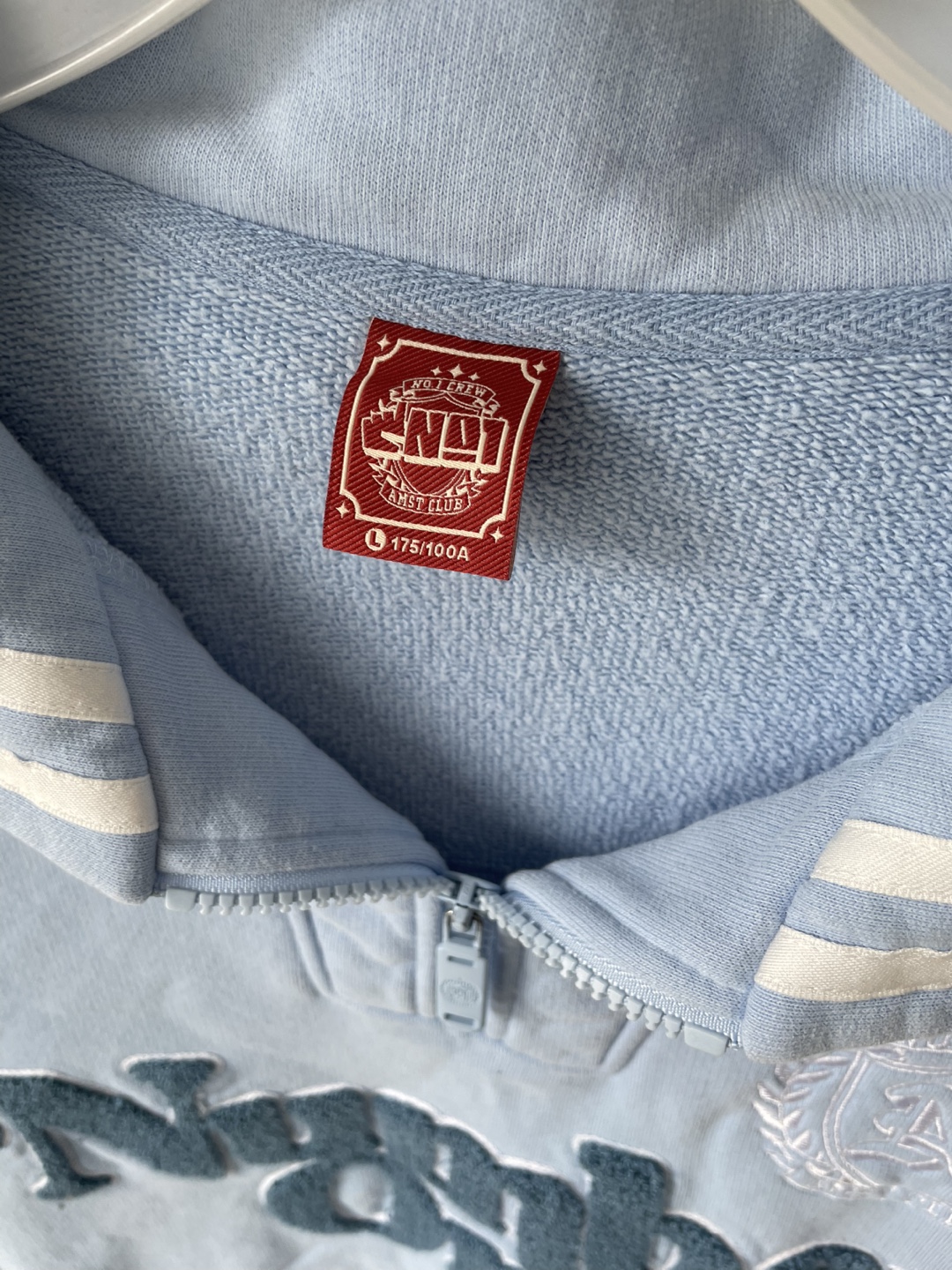 Nalci Crew Baby Blue "Number One" Hoodie Size L - photo 4