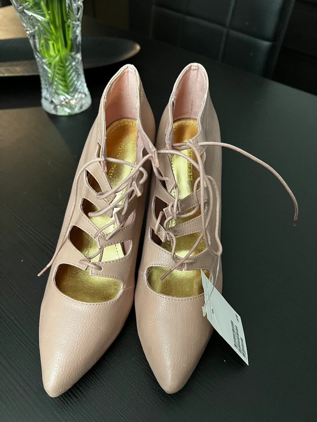 H&M Lace-Up Heels - Size 38