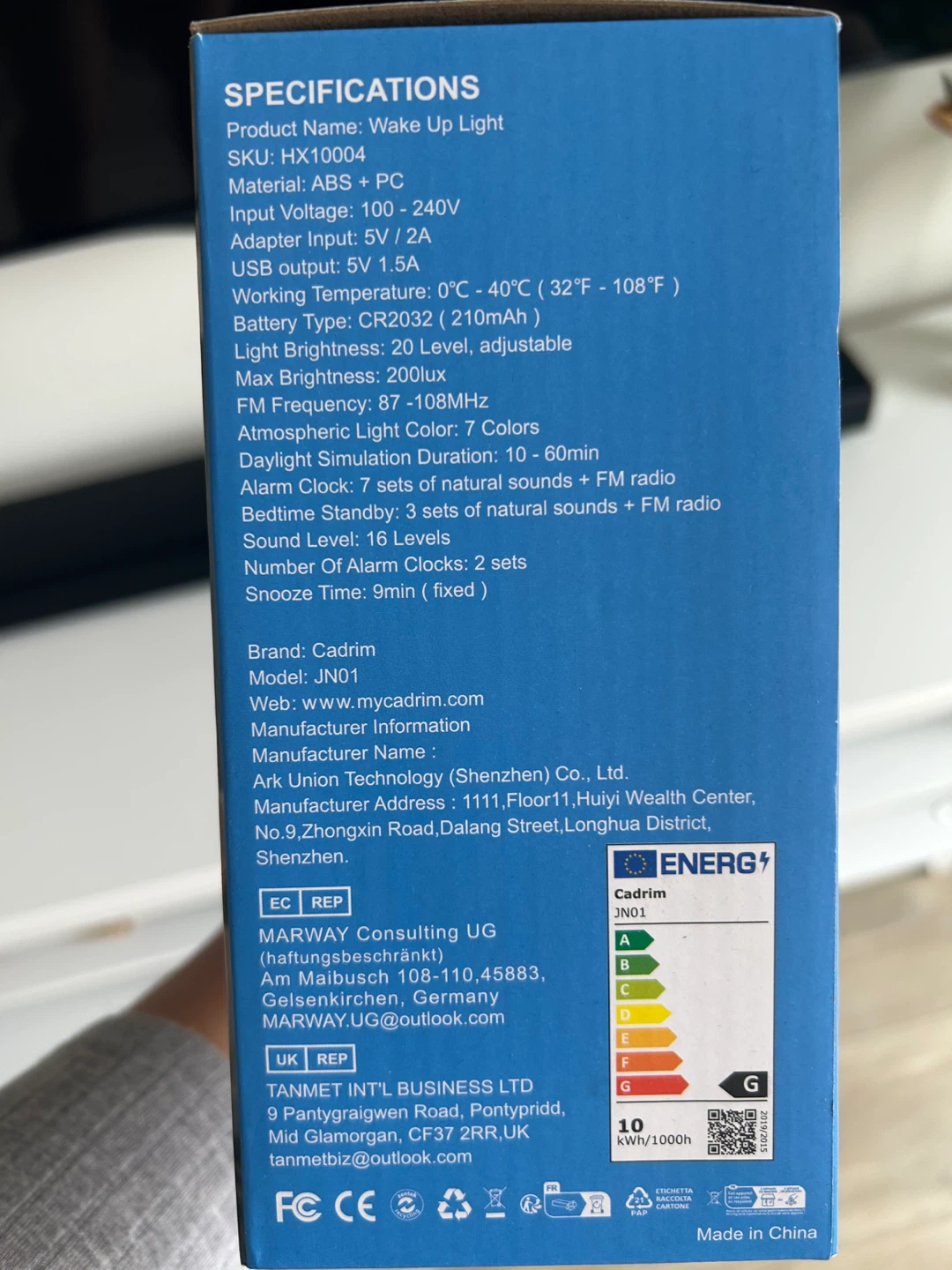 Cadrim Wake Up Light HX10004 - photo 3