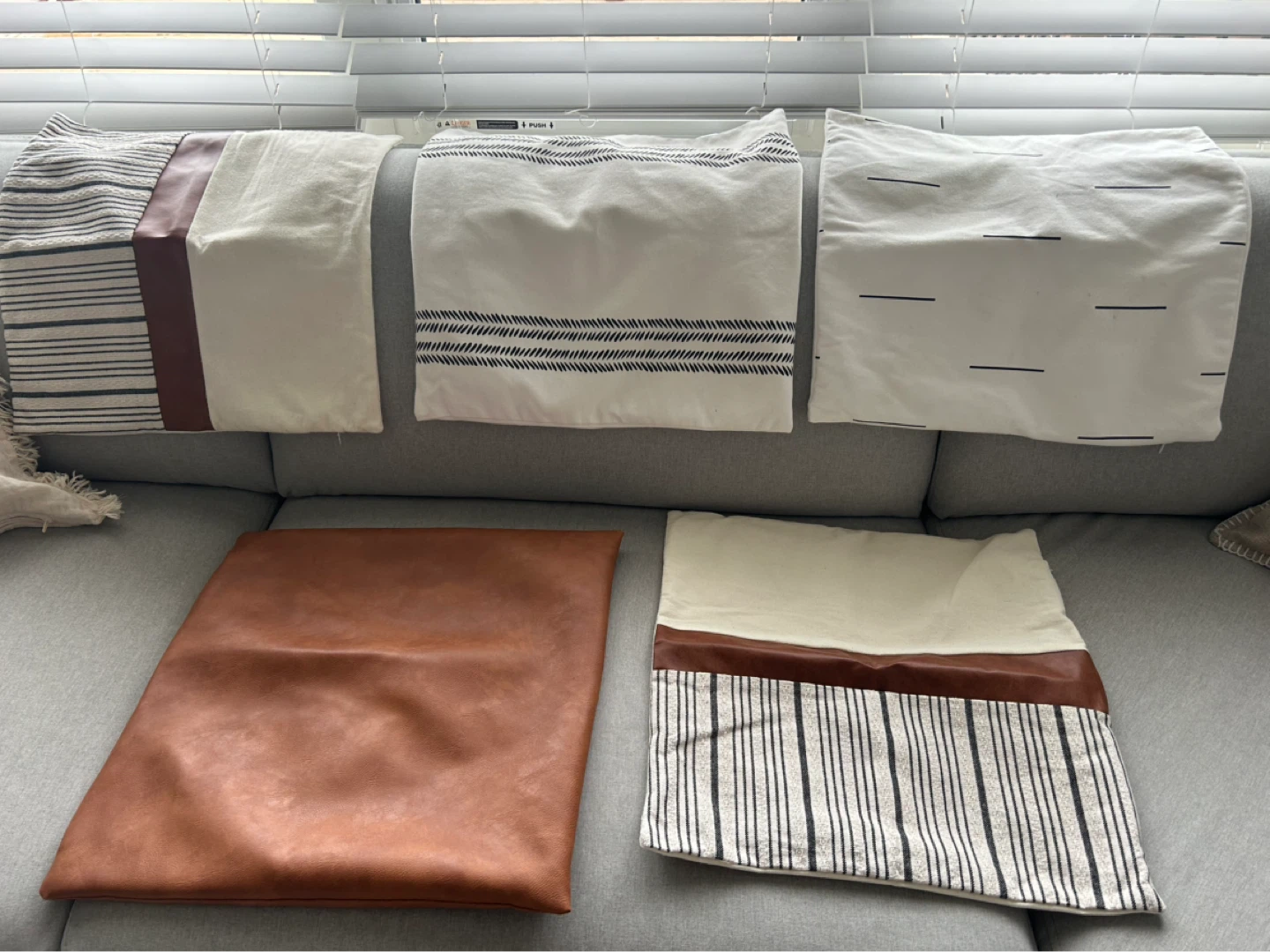 Set of 5 Decorative Throw Pillow Covers - photo 3