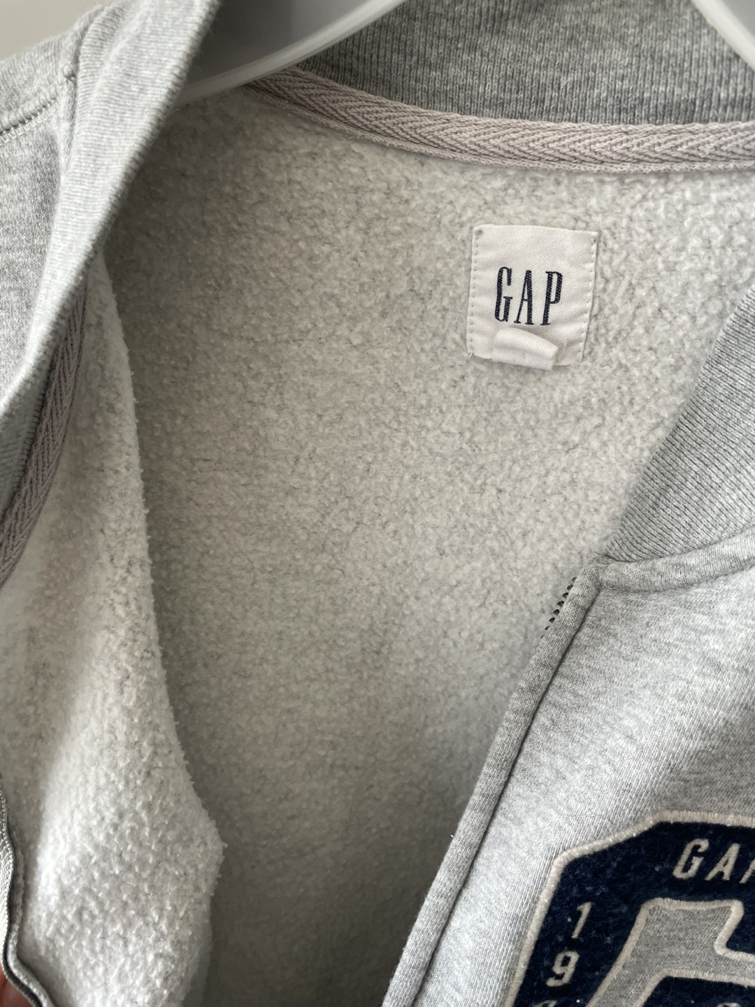 GAP Grey Full Zip Track Jacket, Men’s XS - photo 4